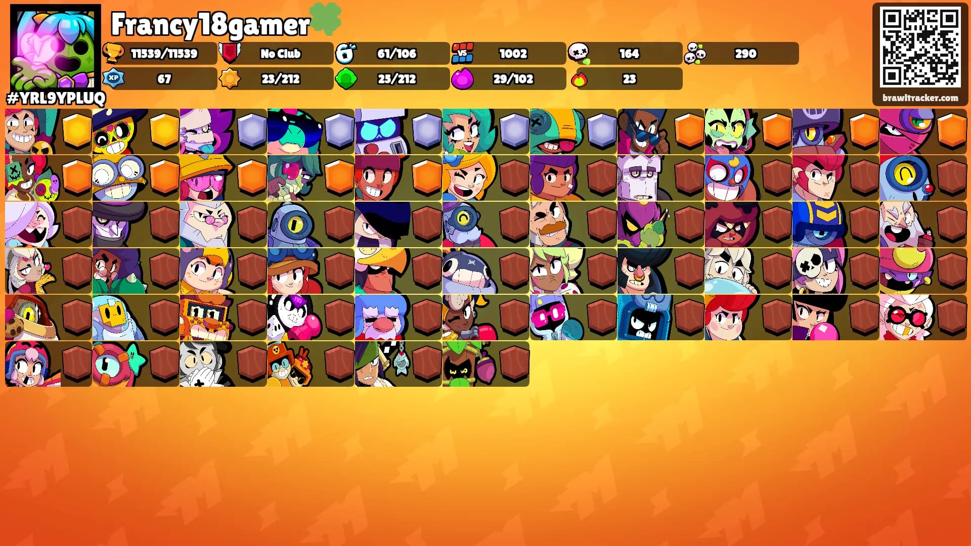 Francy18gamer🍀's Ranks