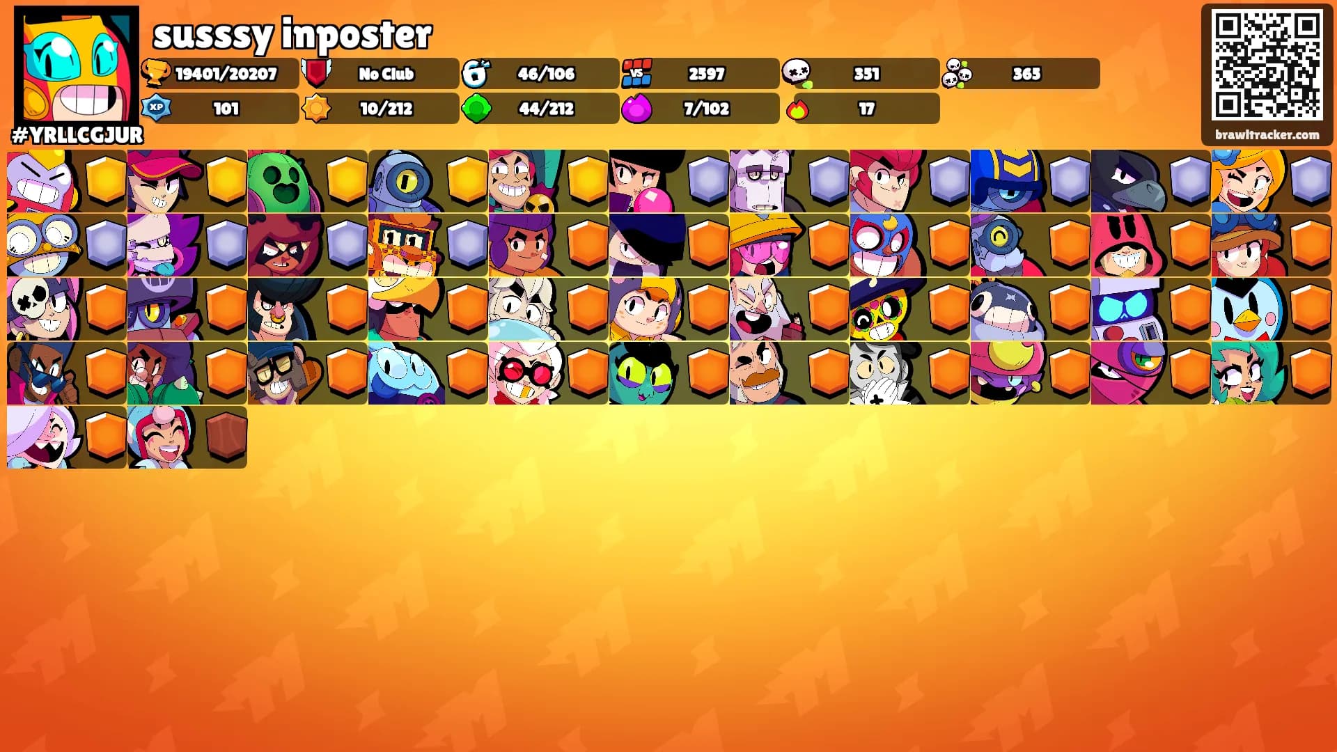 susssy inposter's Ranks