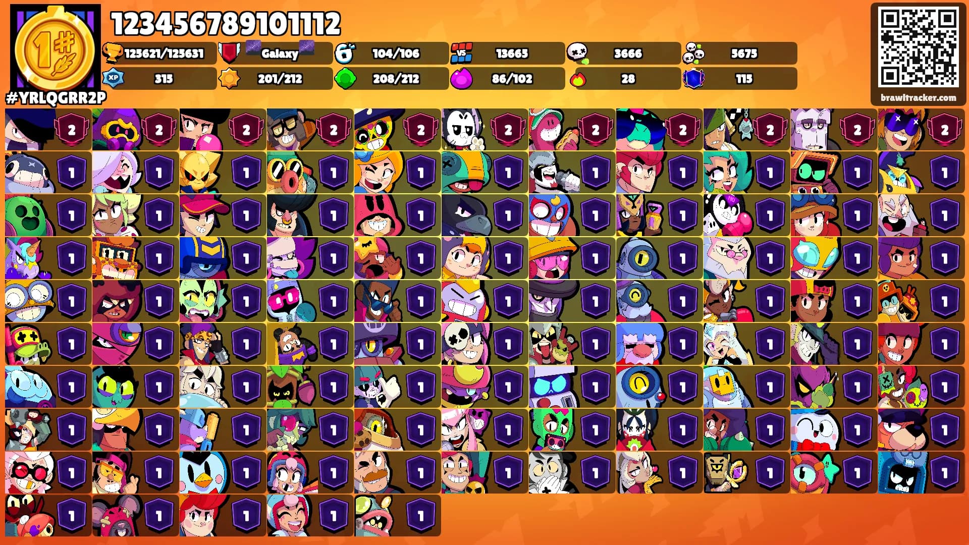 123456789101112's Ranks