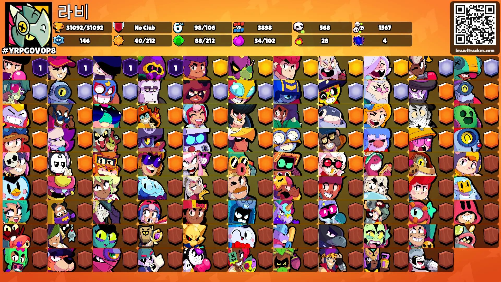 라비's Ranks
