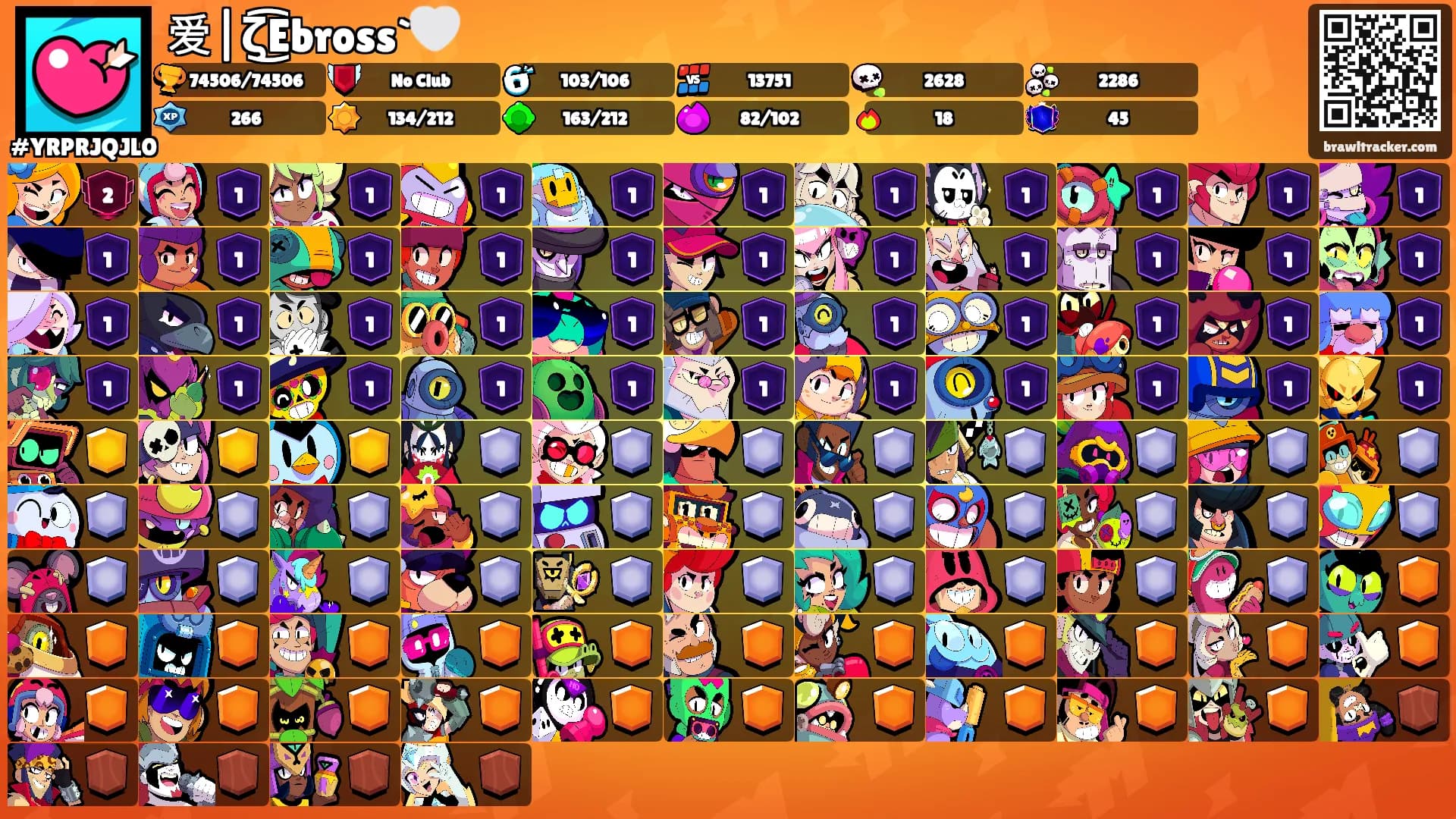 爱|ζ͜͡Ebross`🤍's Ranks