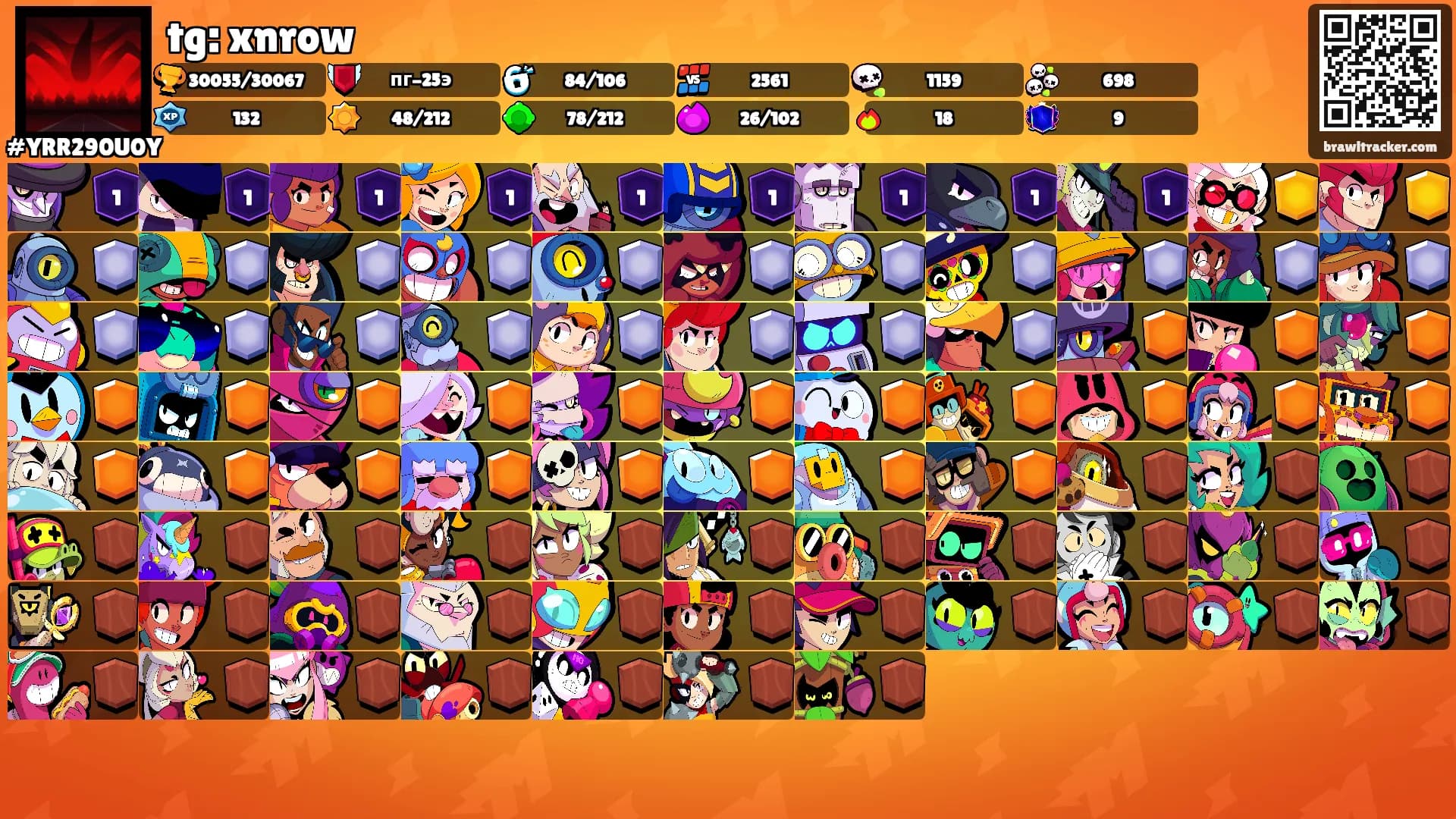 tg: xnrow's Ranks