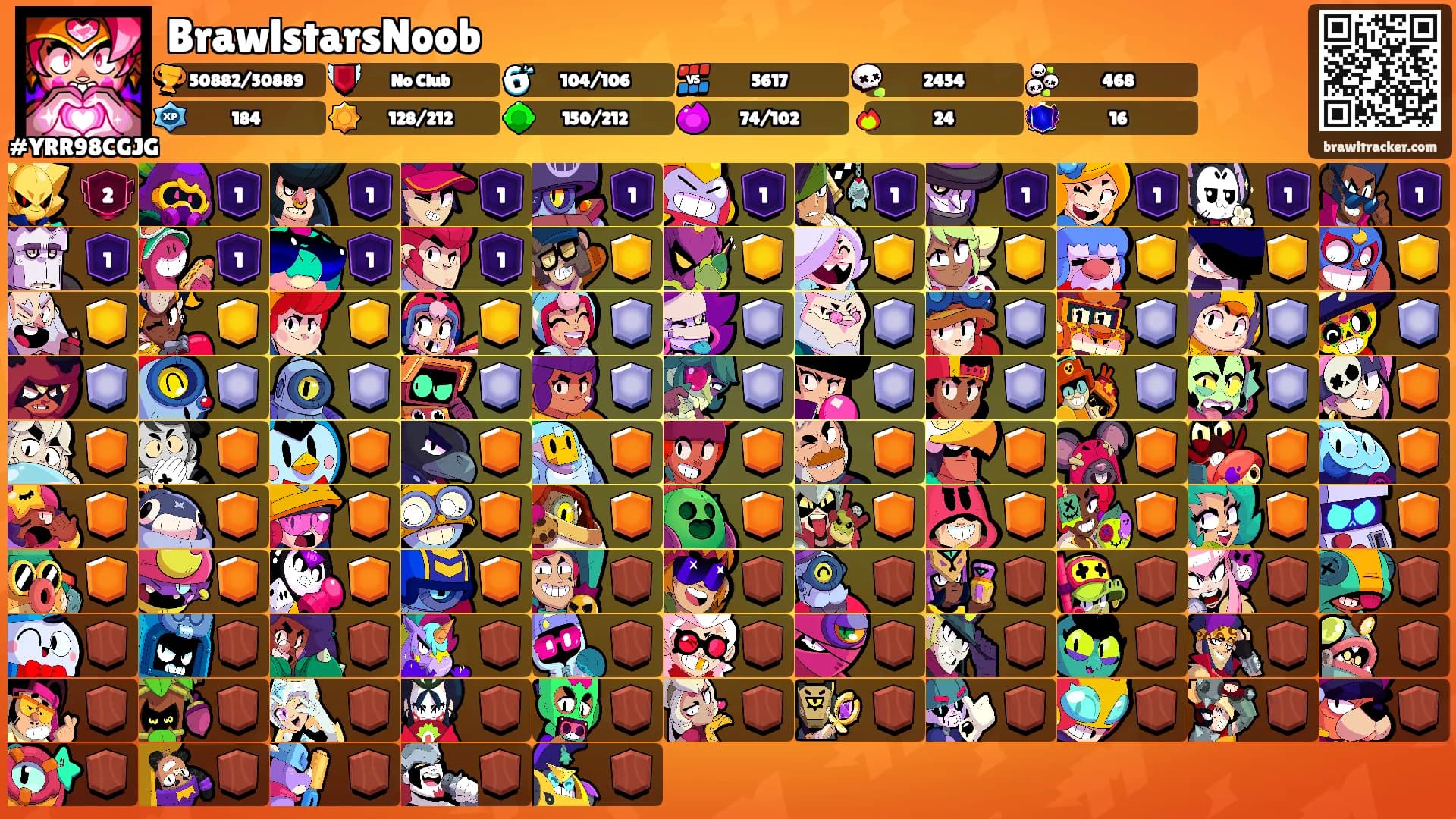 BrawlstarsNoob's Ranks