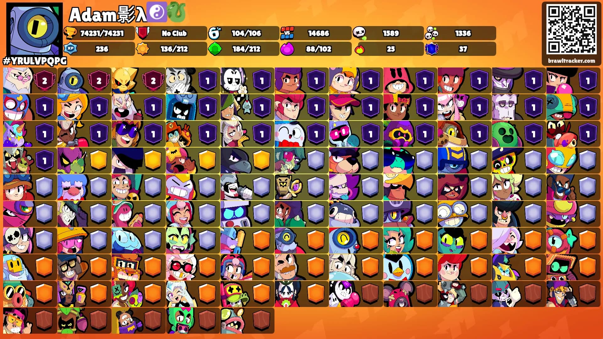 Adam影λ☯️🐉's Ranks