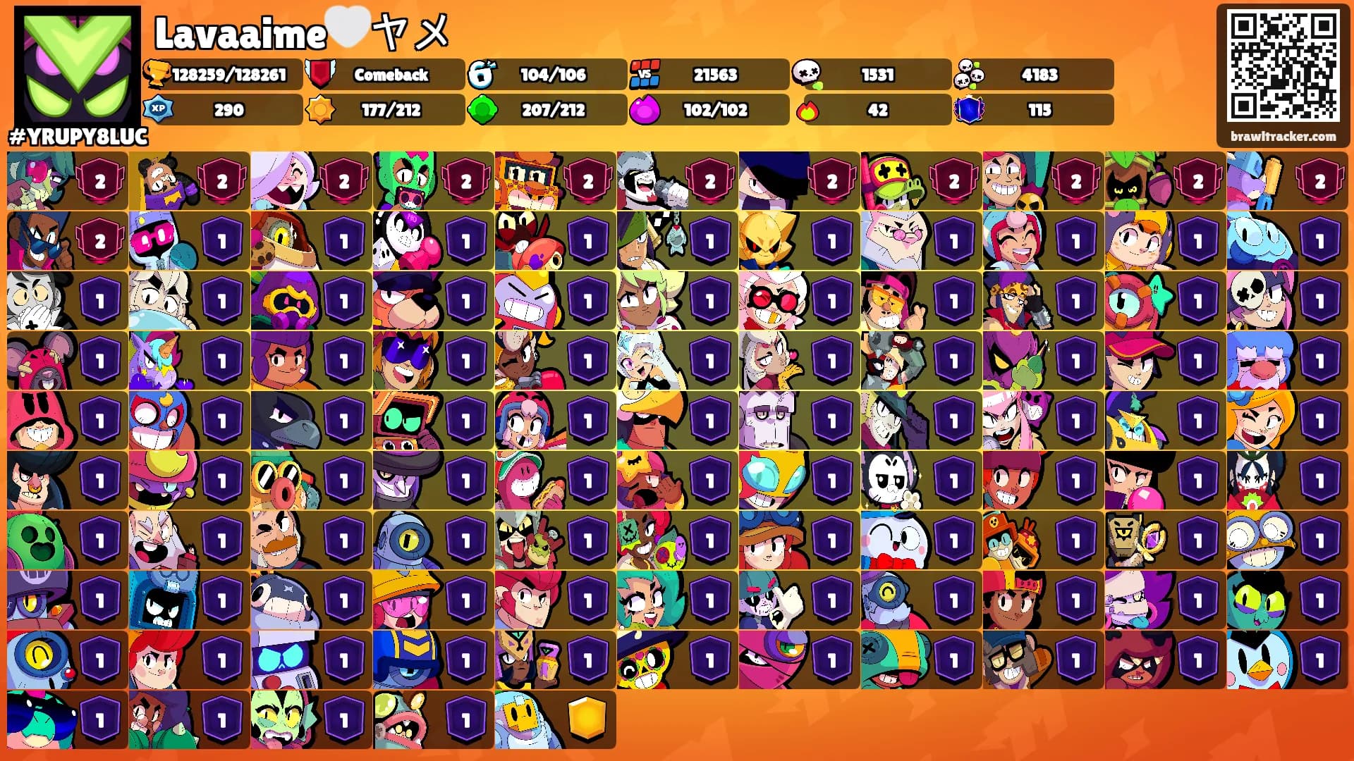 Lavaaime🤍ヤメ's Ranks