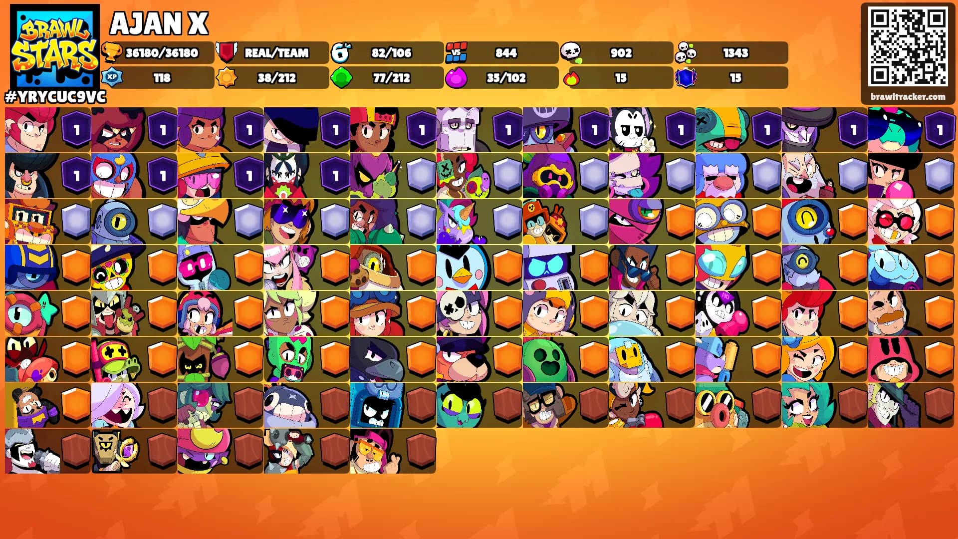 AJAN X's Ranks