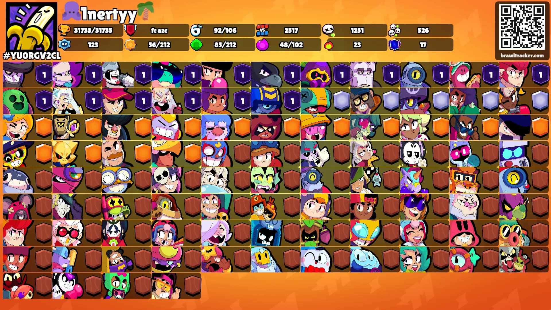 🐙1nertyy🌴's Ranks