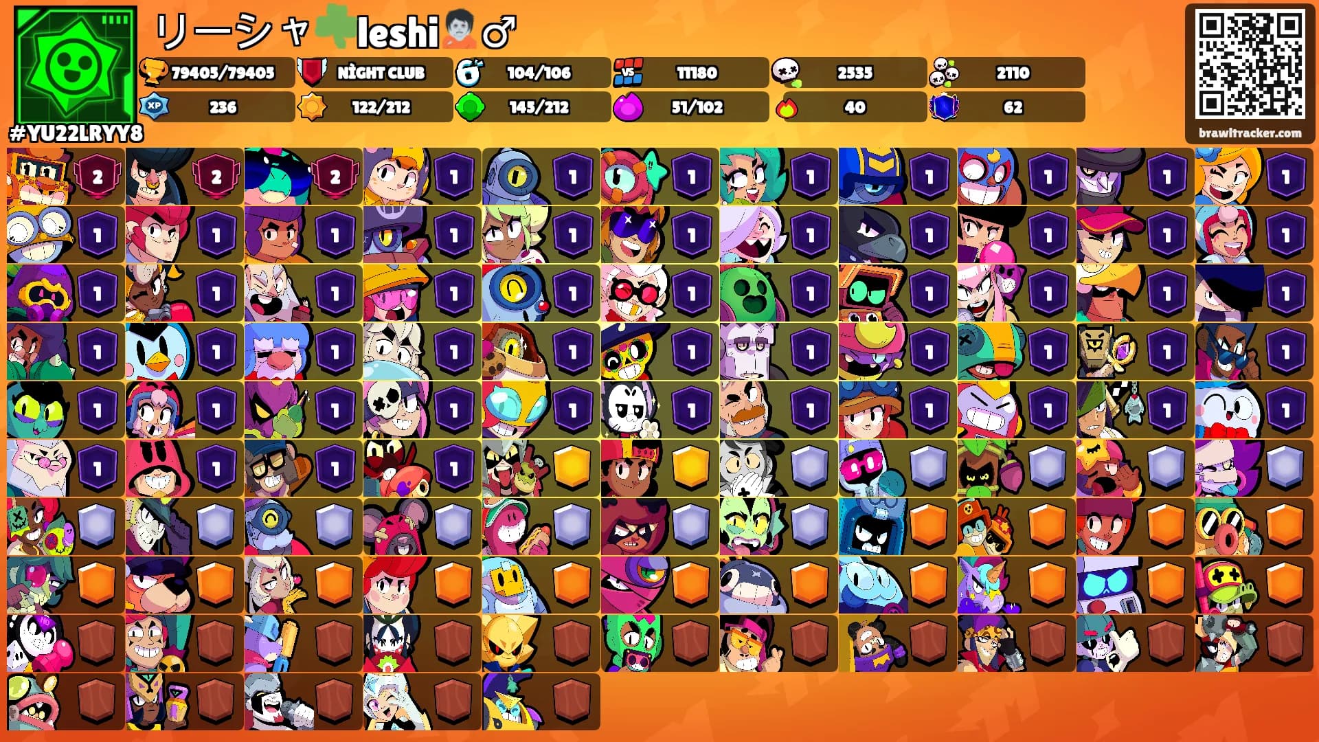 リーシャ☘️leshi🧟‍♂'s Ranks