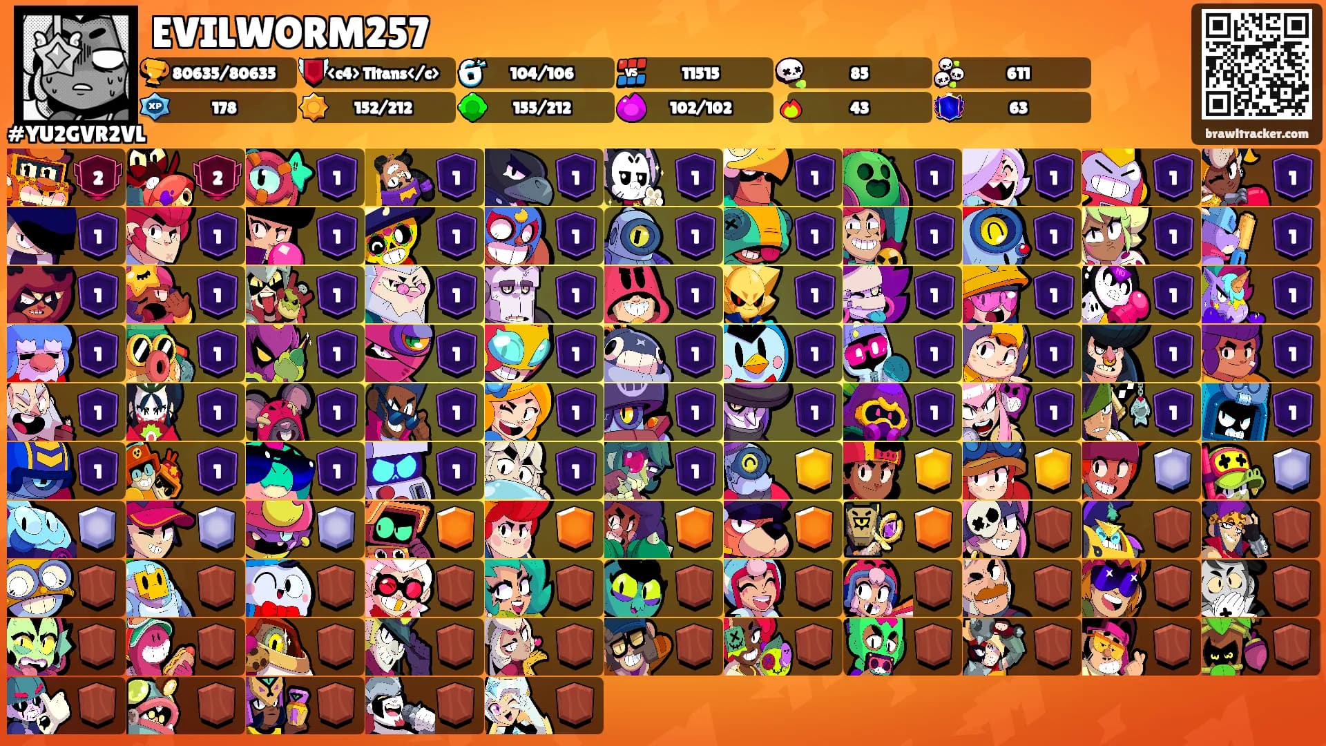 EVILWORM257's Ranks
