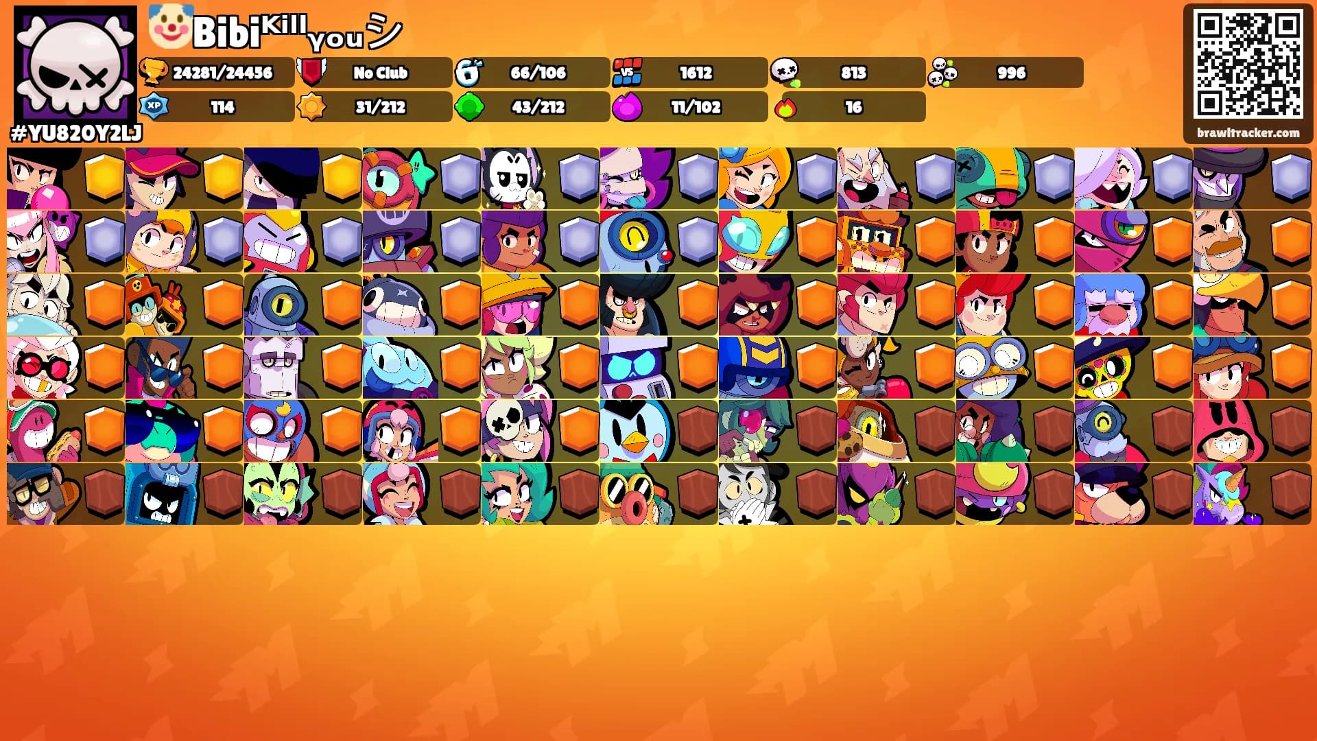 🤡Bibiᴷⁱˡˡᵧₒᵤシ's Ranks
