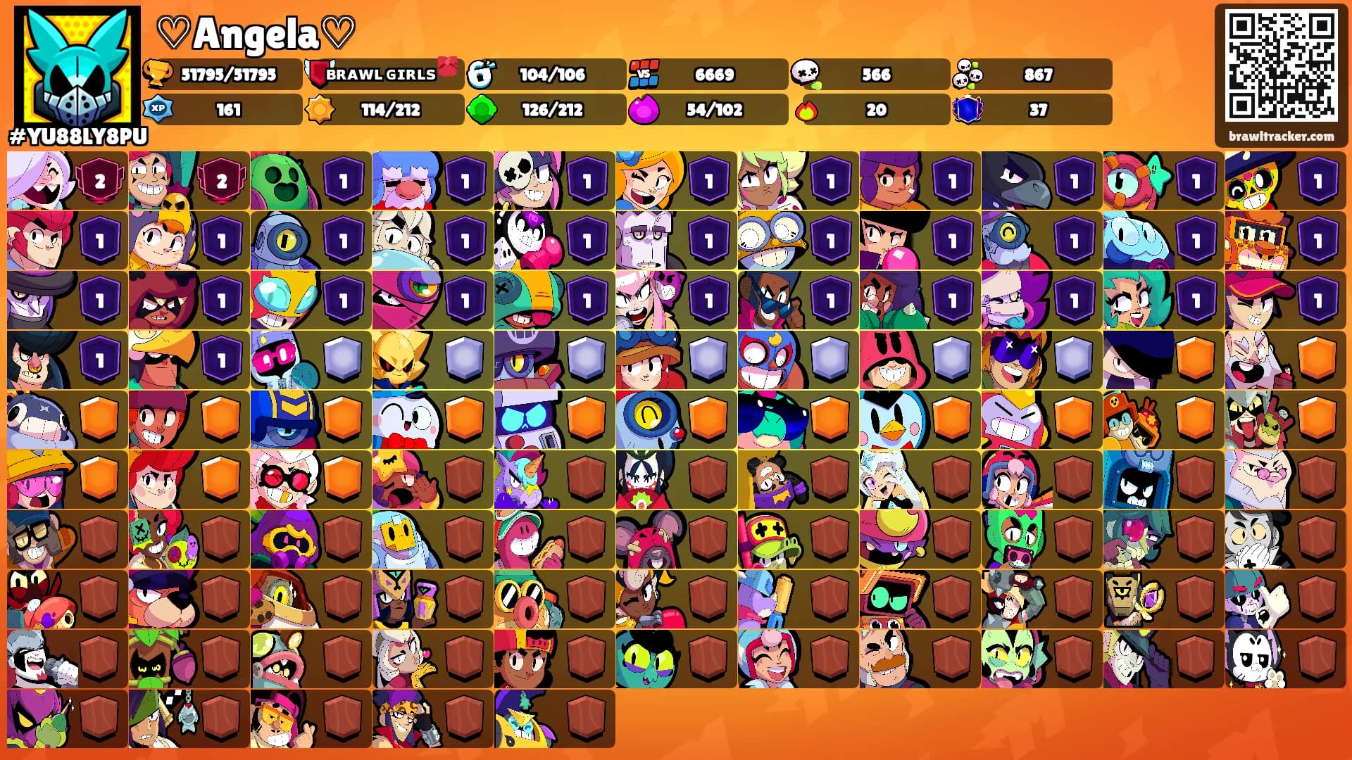 ♡Angela♡'s Ranks
