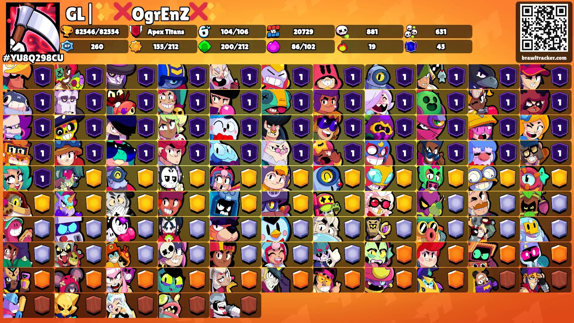 GL|✨❌OgrEnZ❌✨'s Ranks