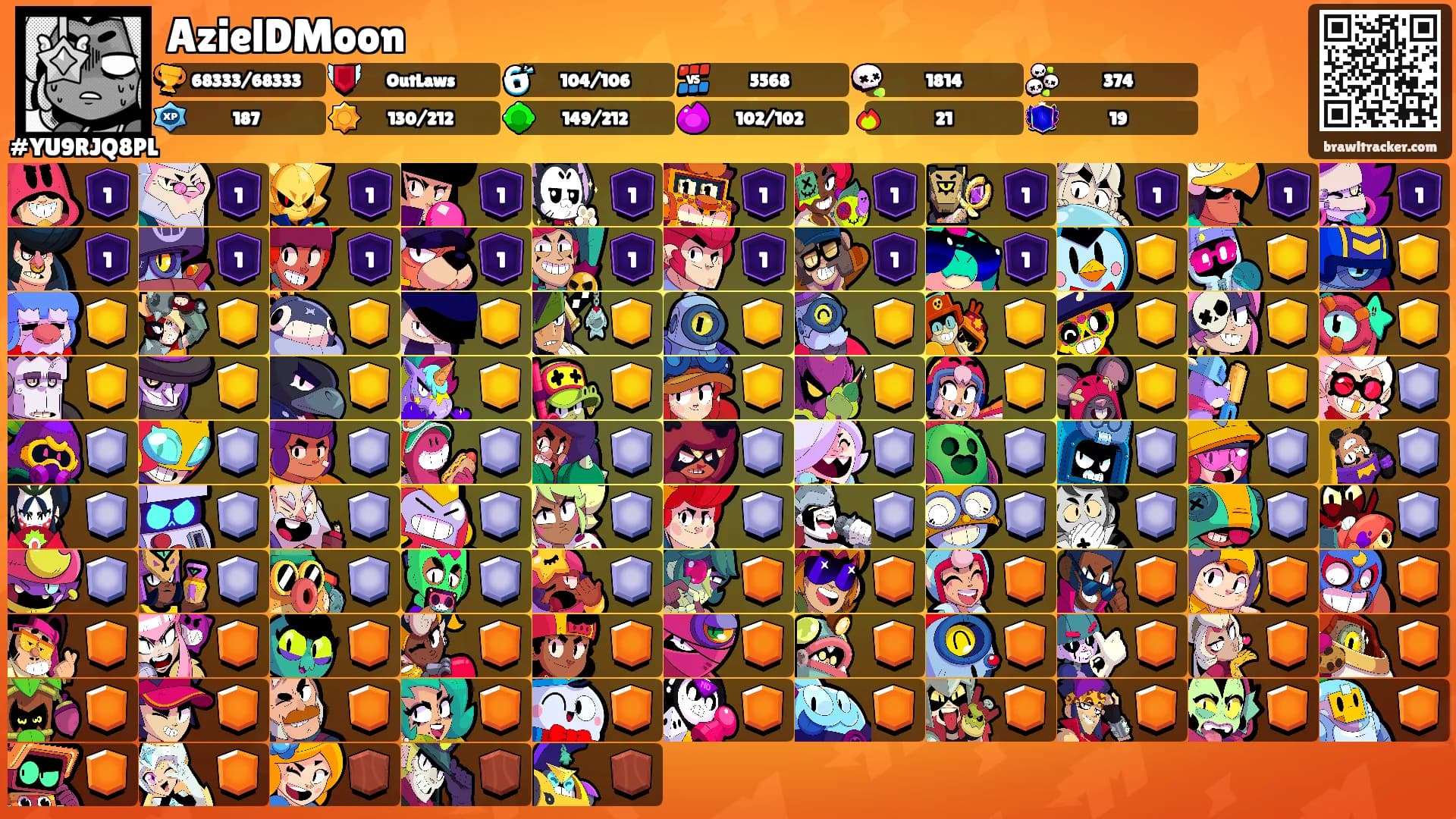 AzielDMoon's Ranks