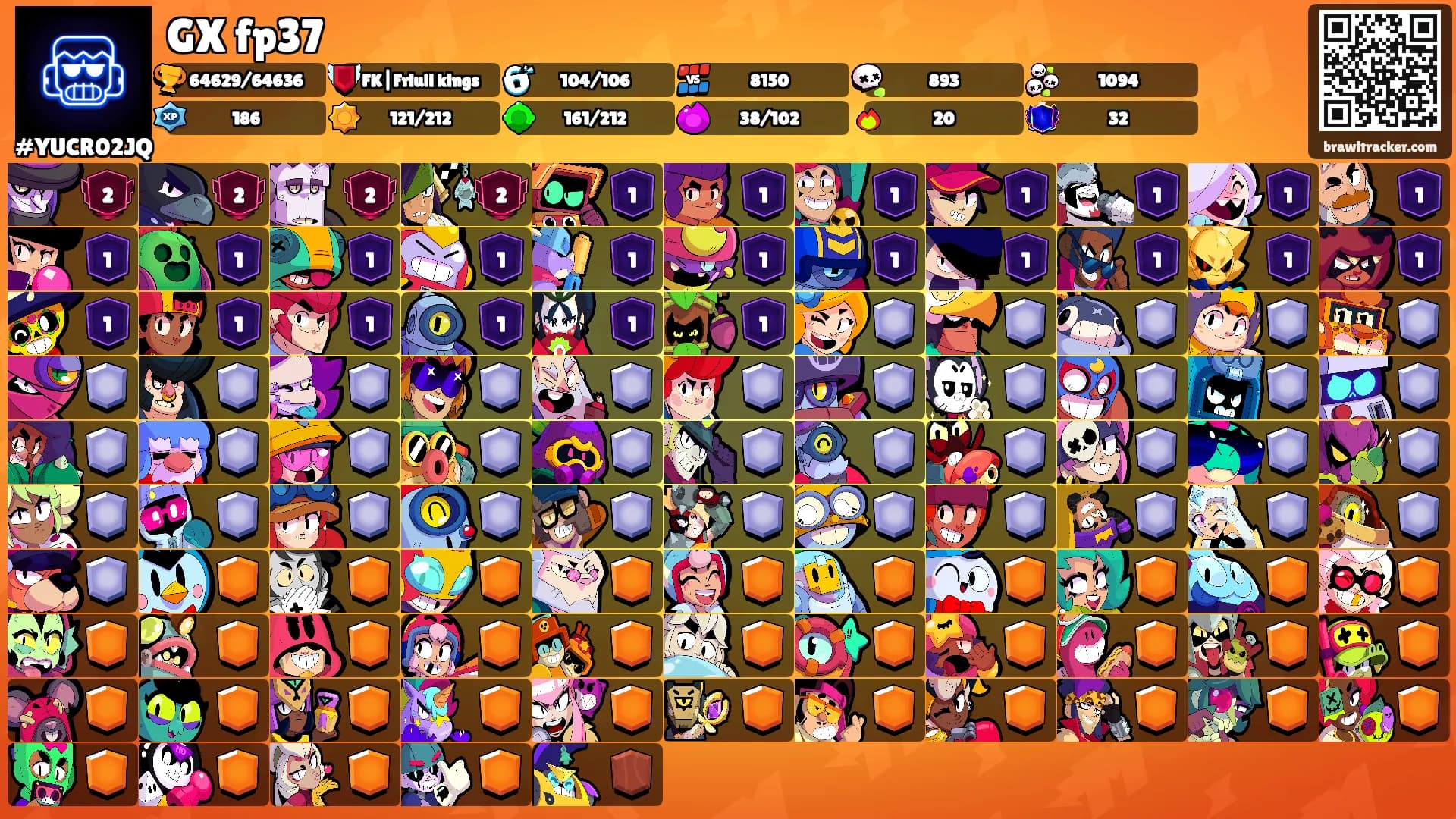 GX fp37's Ranks