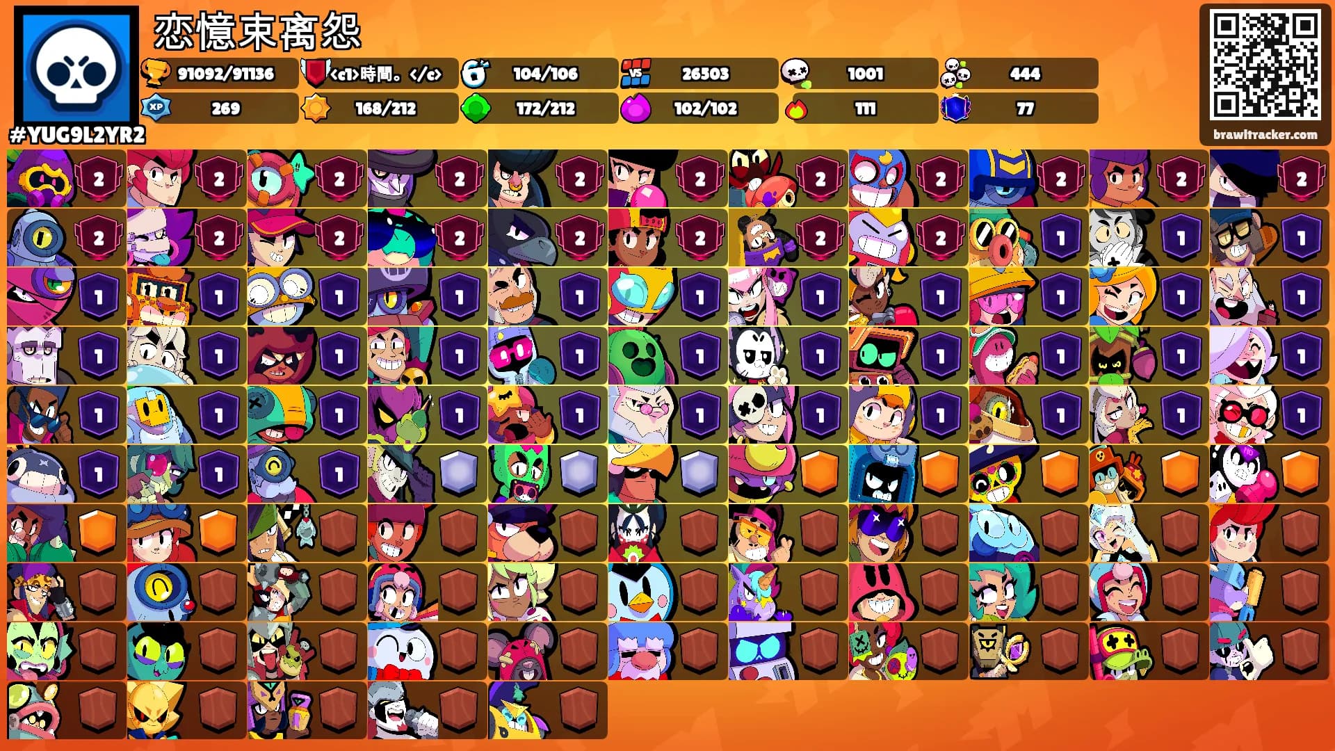 恋憶束离怨's Ranks