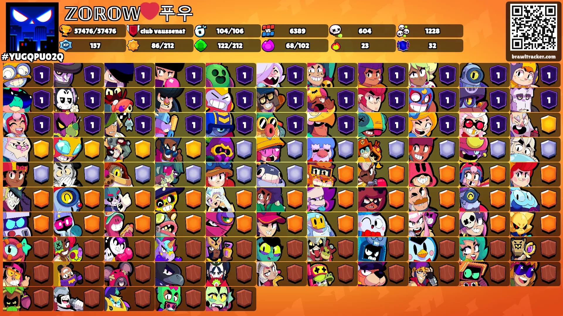 ℤ𝕆ℝ𝕆𝕎❤️푸우's Ranks