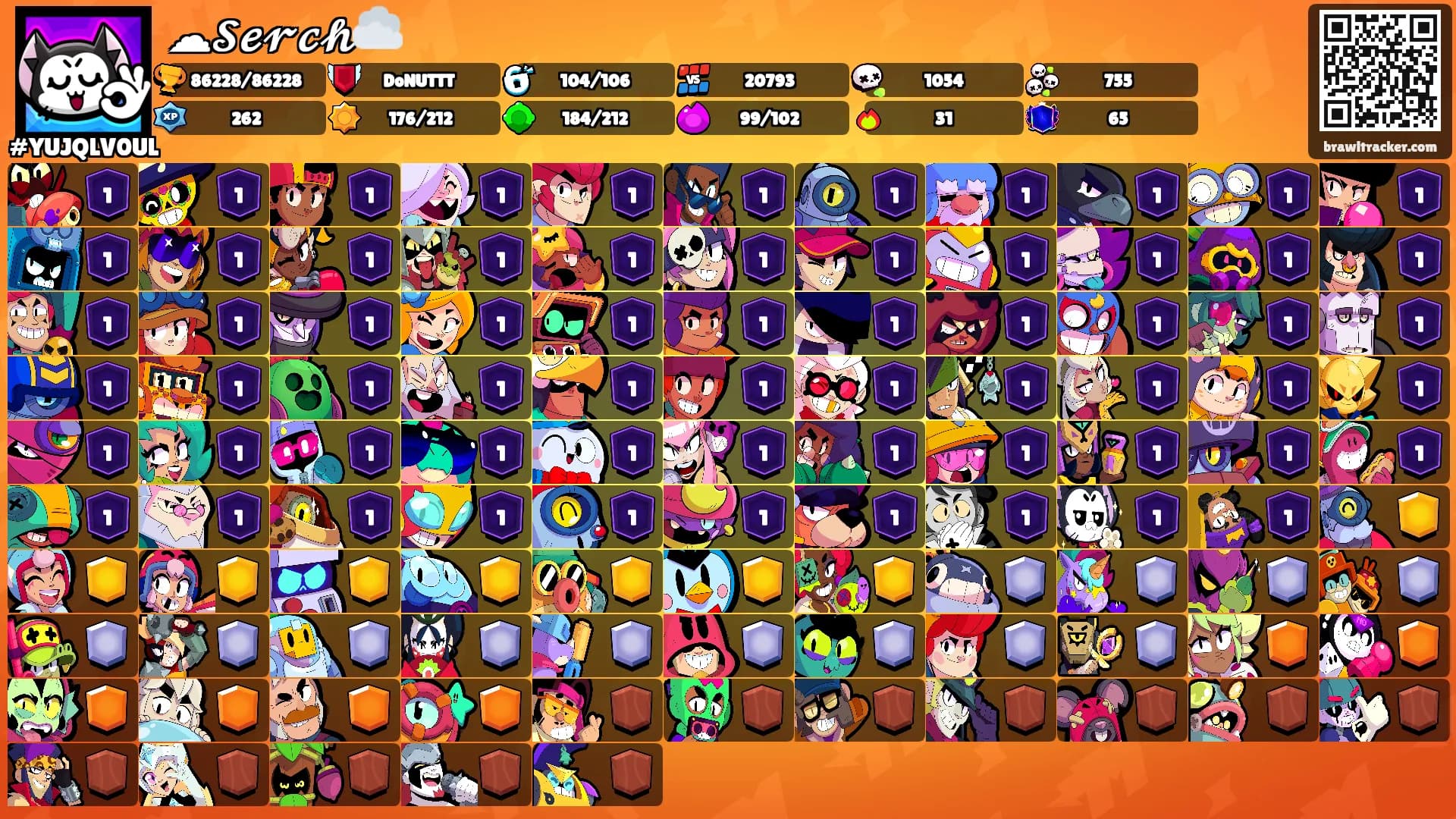 ☁𝓢𝓮𝓻𝓬𝓱☁️'s Ranks