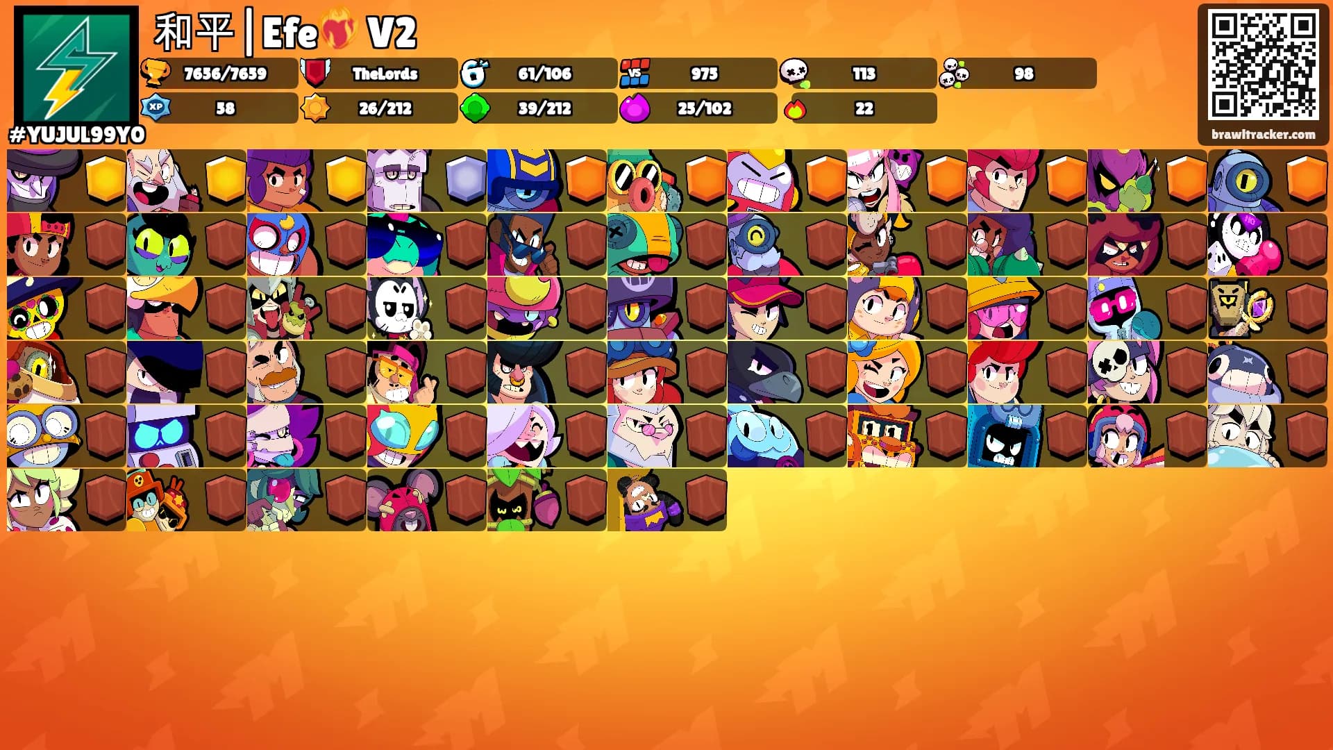 和平|Efe❤️‍🔥 V2's Ranks