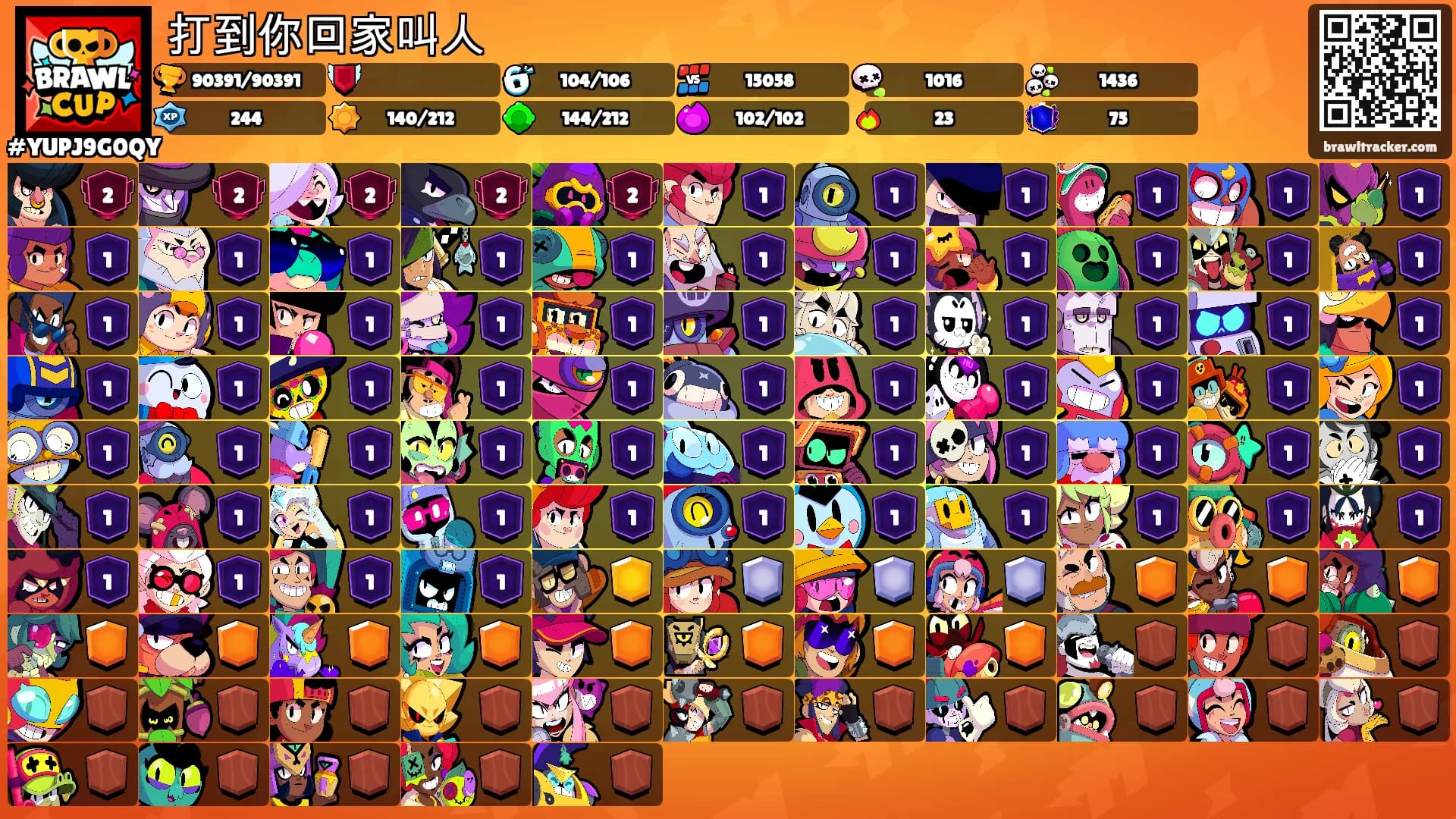 打到你回家叫人's Ranks