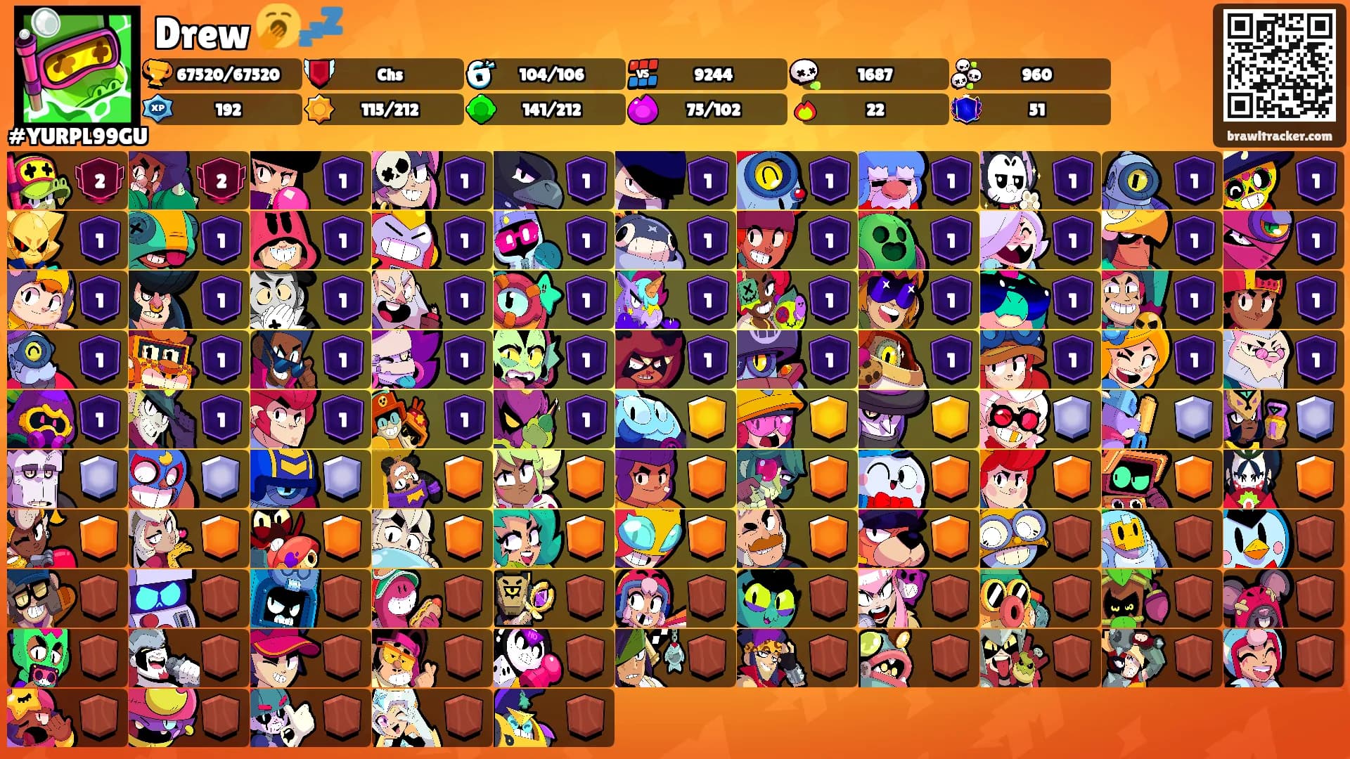 Drew 🥱💤's Ranks