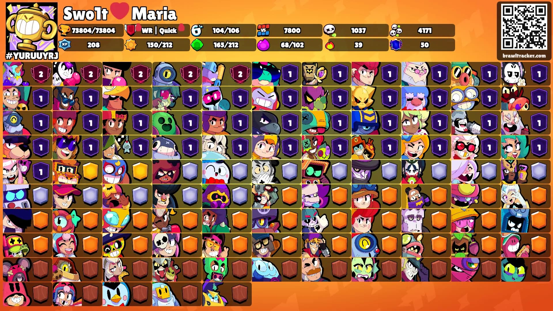 Swo1t ❤️ Maria's Ranks
