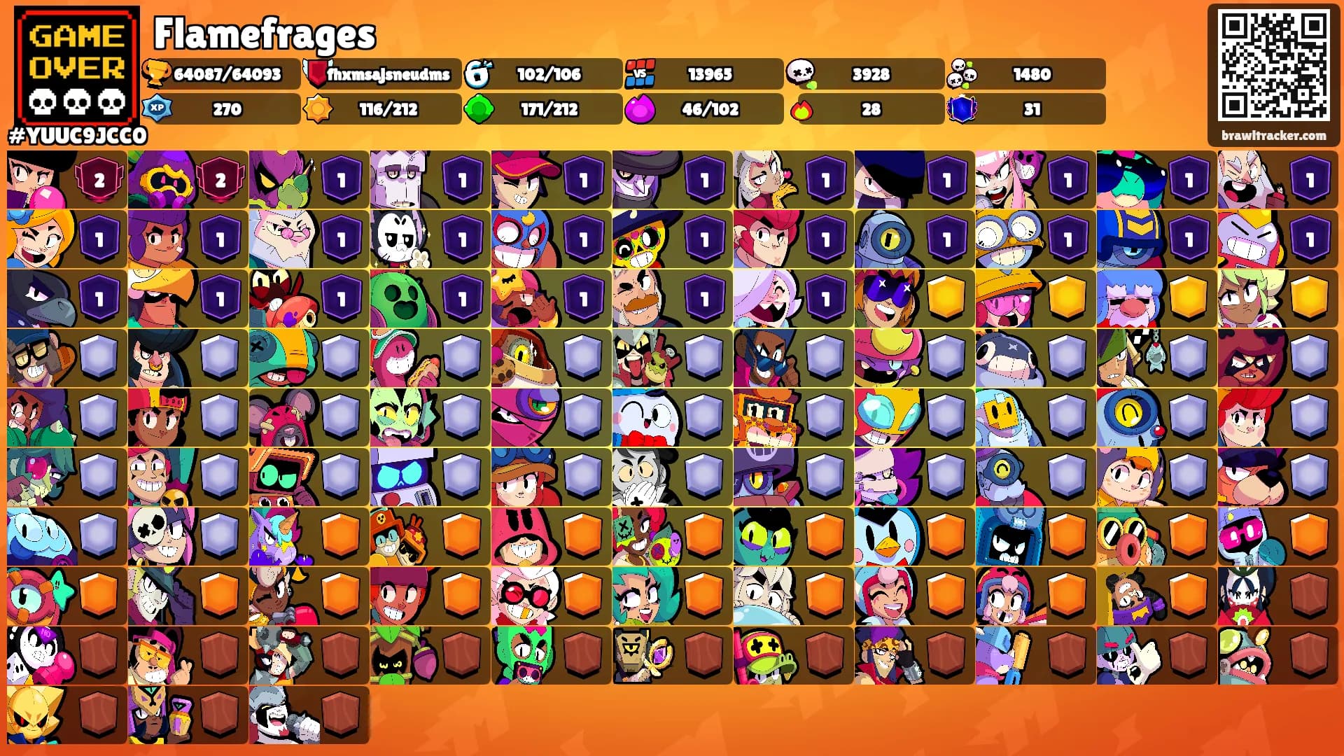 Flamefrages's Ranks