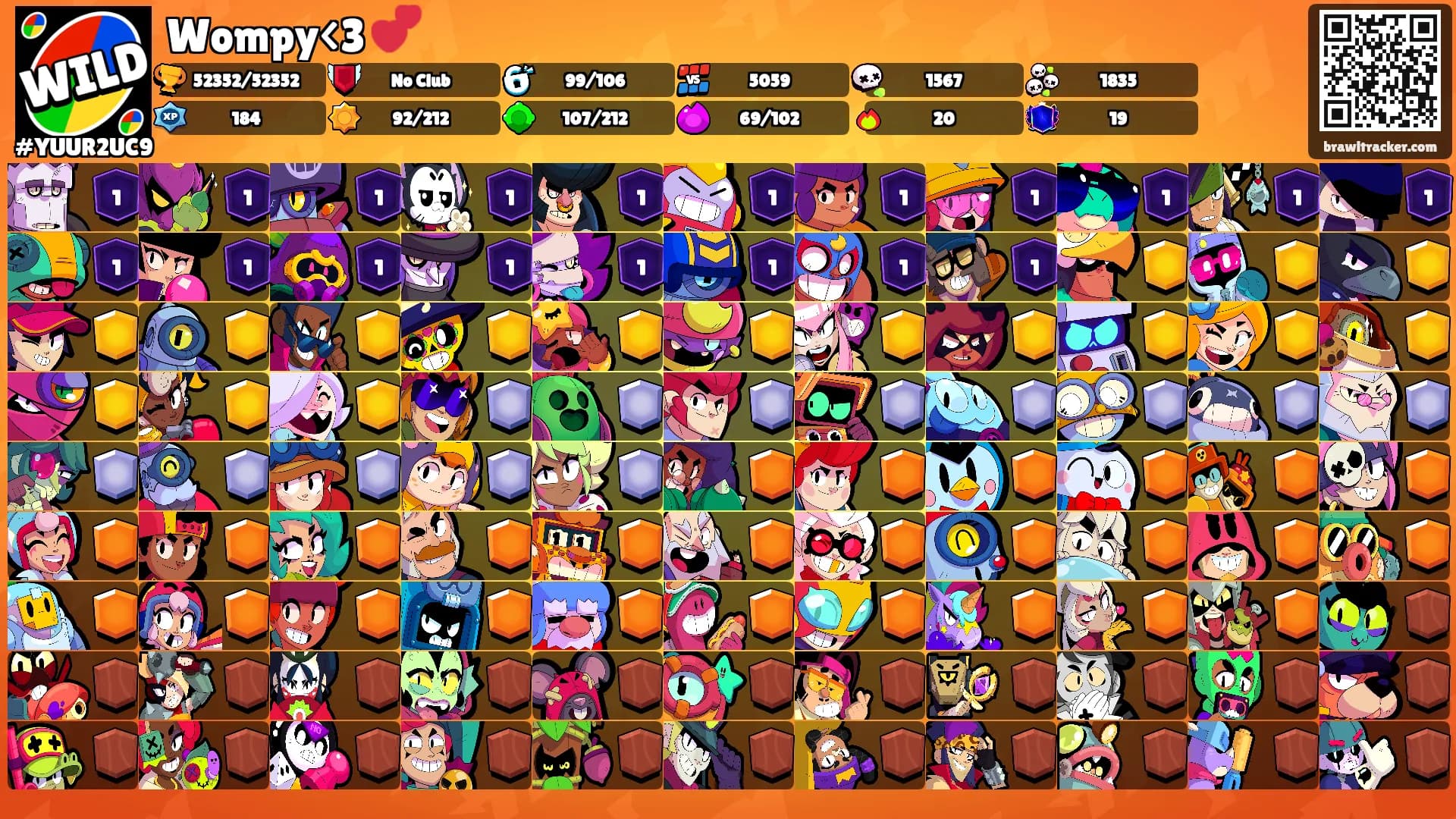 Wompy<3 💕's Ranks