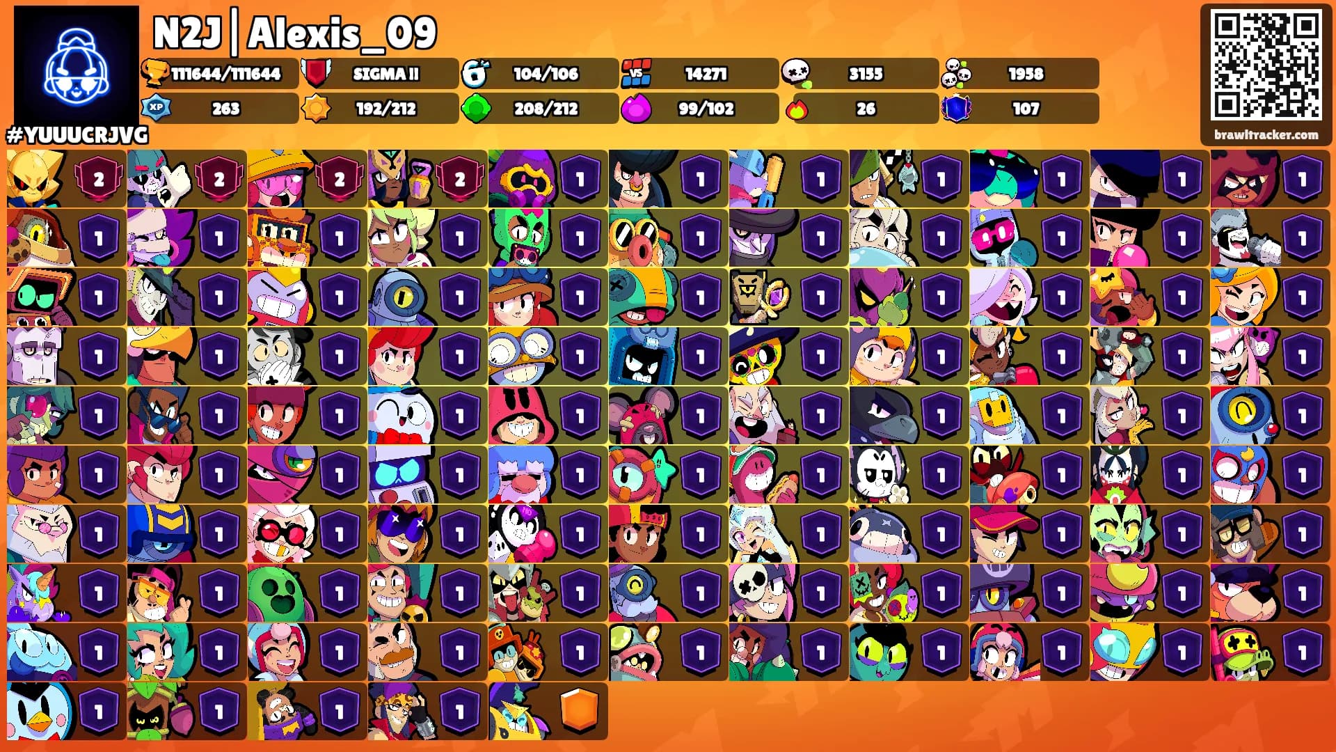N2J|Alexis_09's Ranks