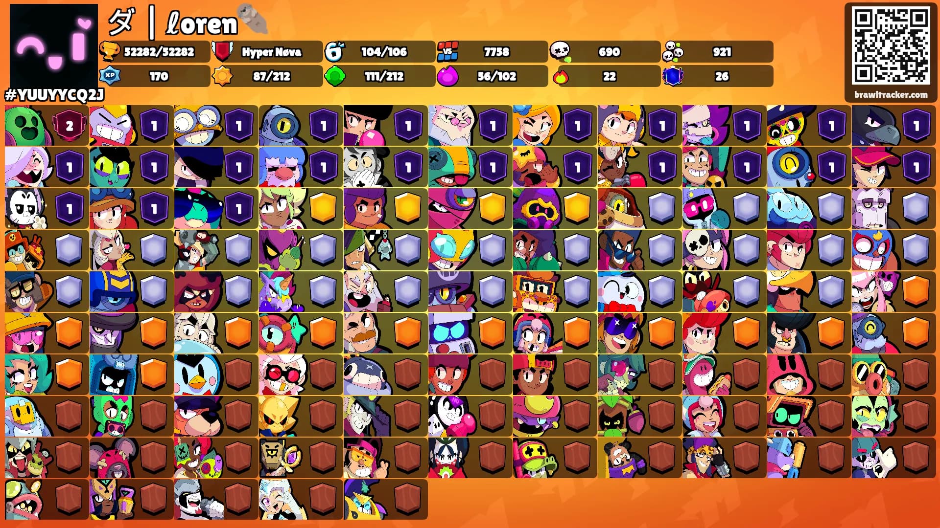 ダ | ℓoren🦦's Ranks