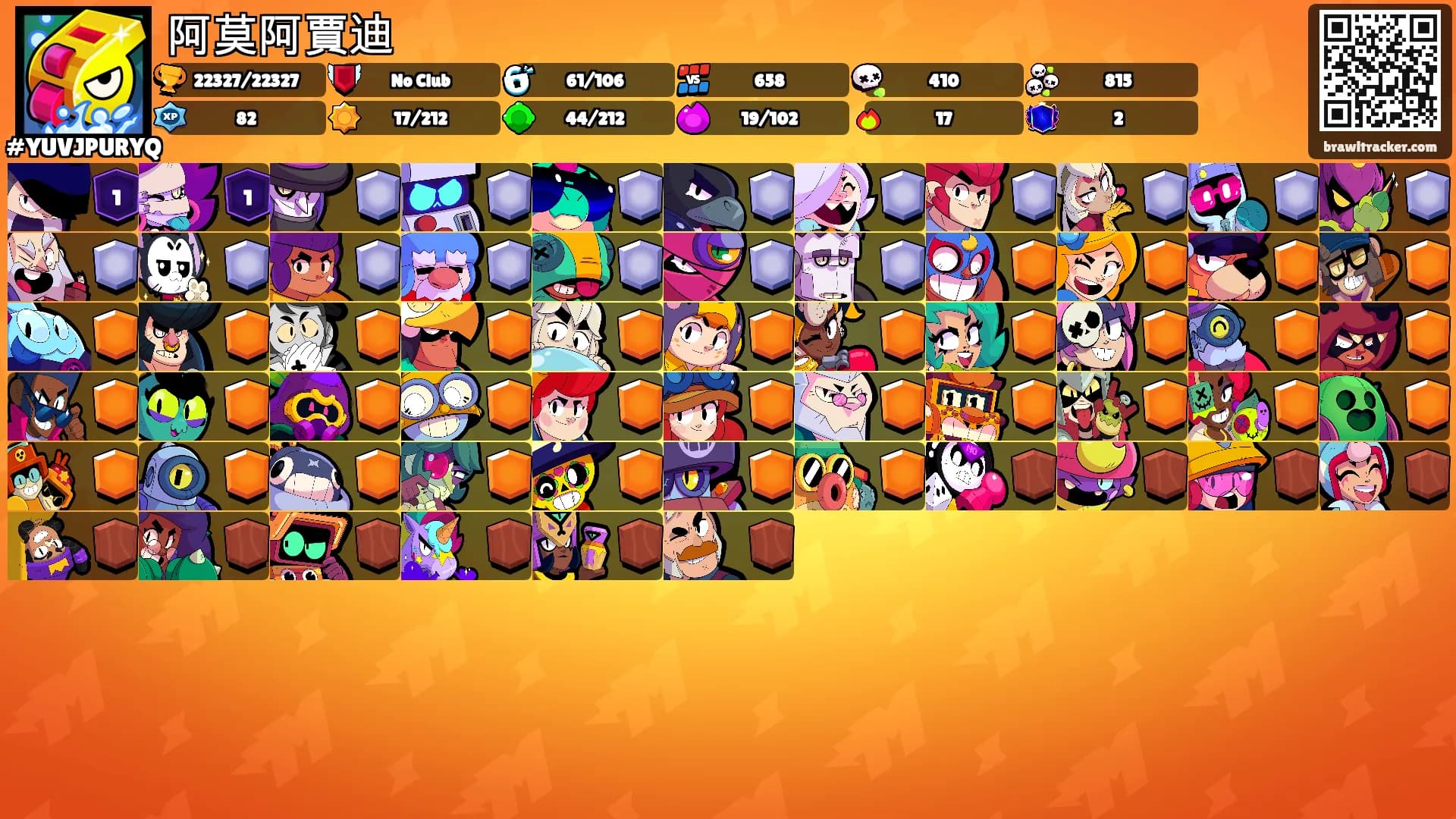 阿莫阿賈迪's Ranks