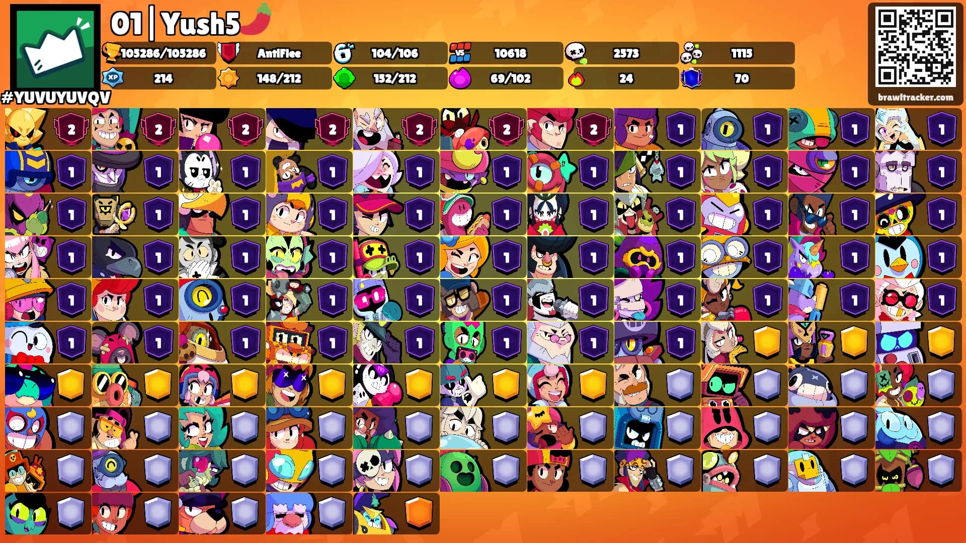 01|Yush5🌶️'s Ranks