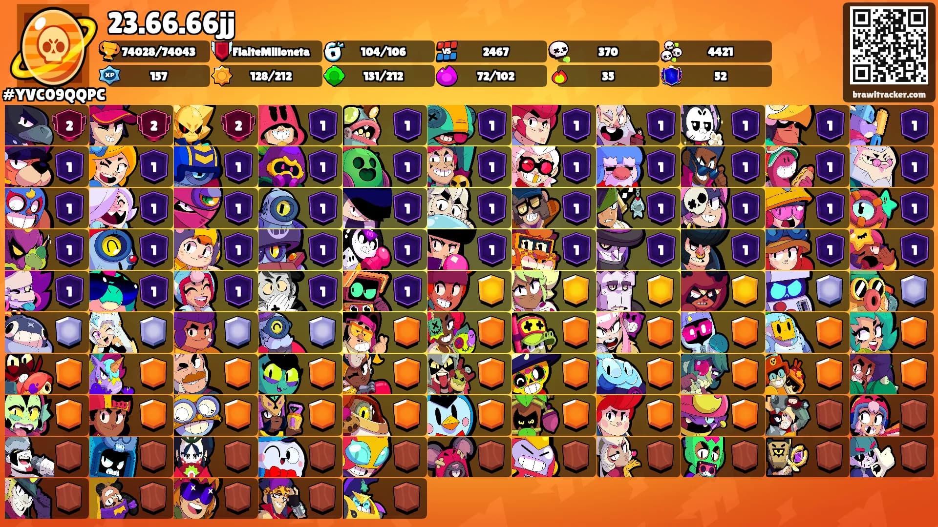23.66.66jj's Ranks