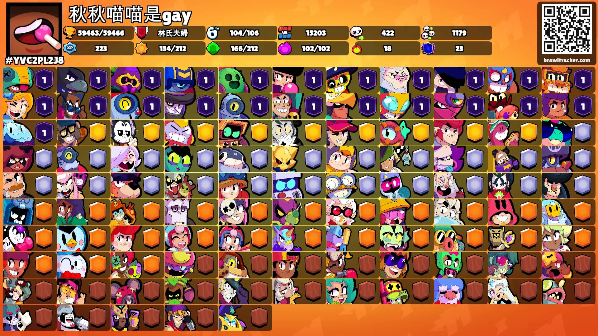 秋秋喵喵是gay's Ranks