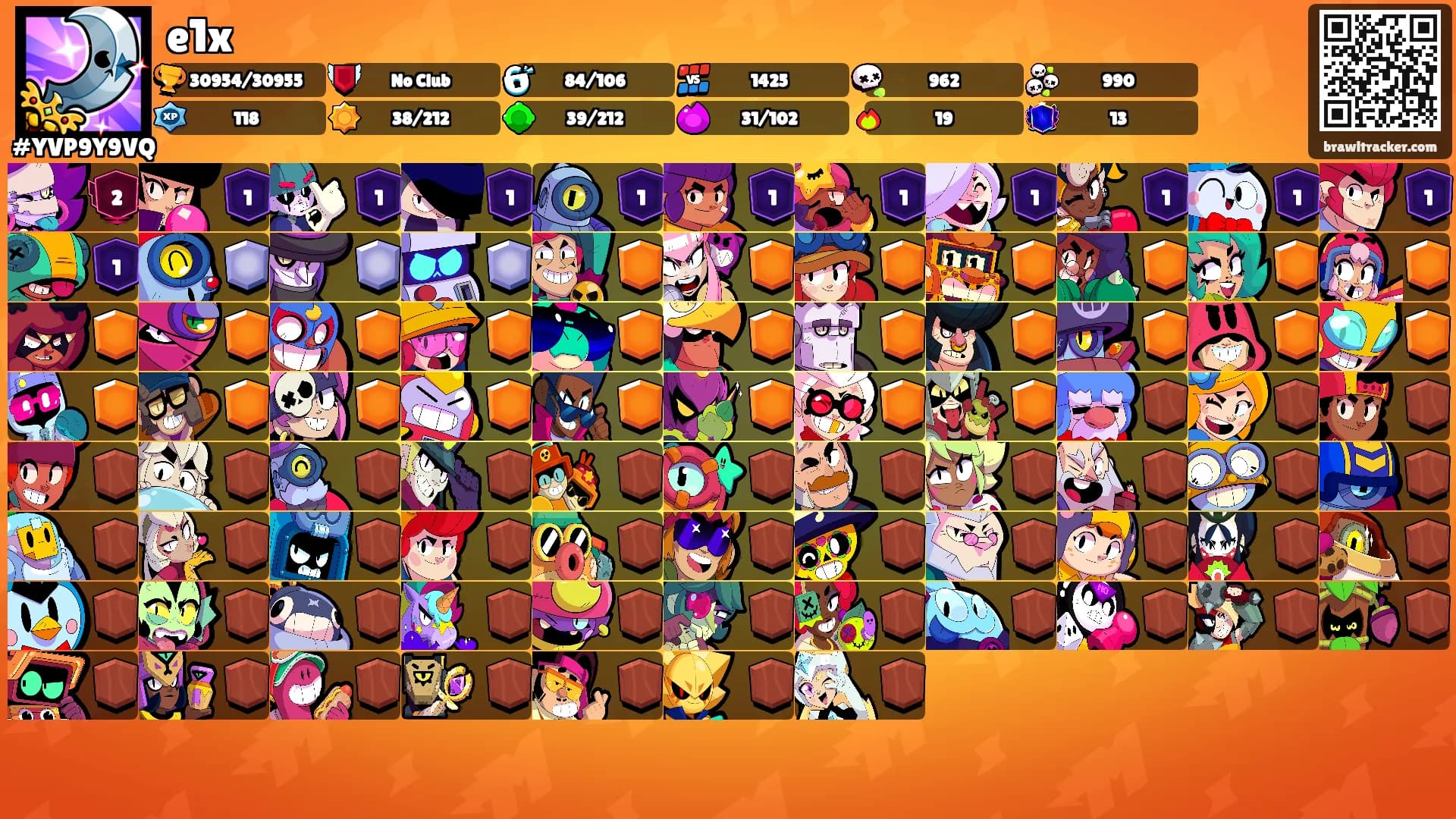 e1x's Ranks