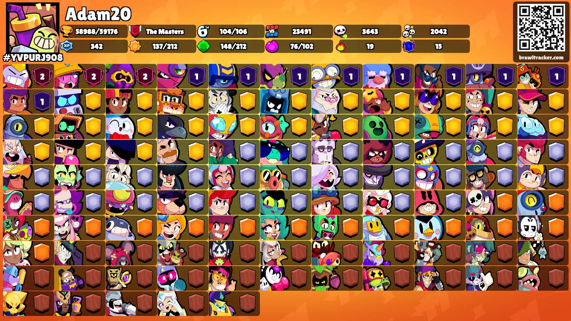 Adam20's Ranks