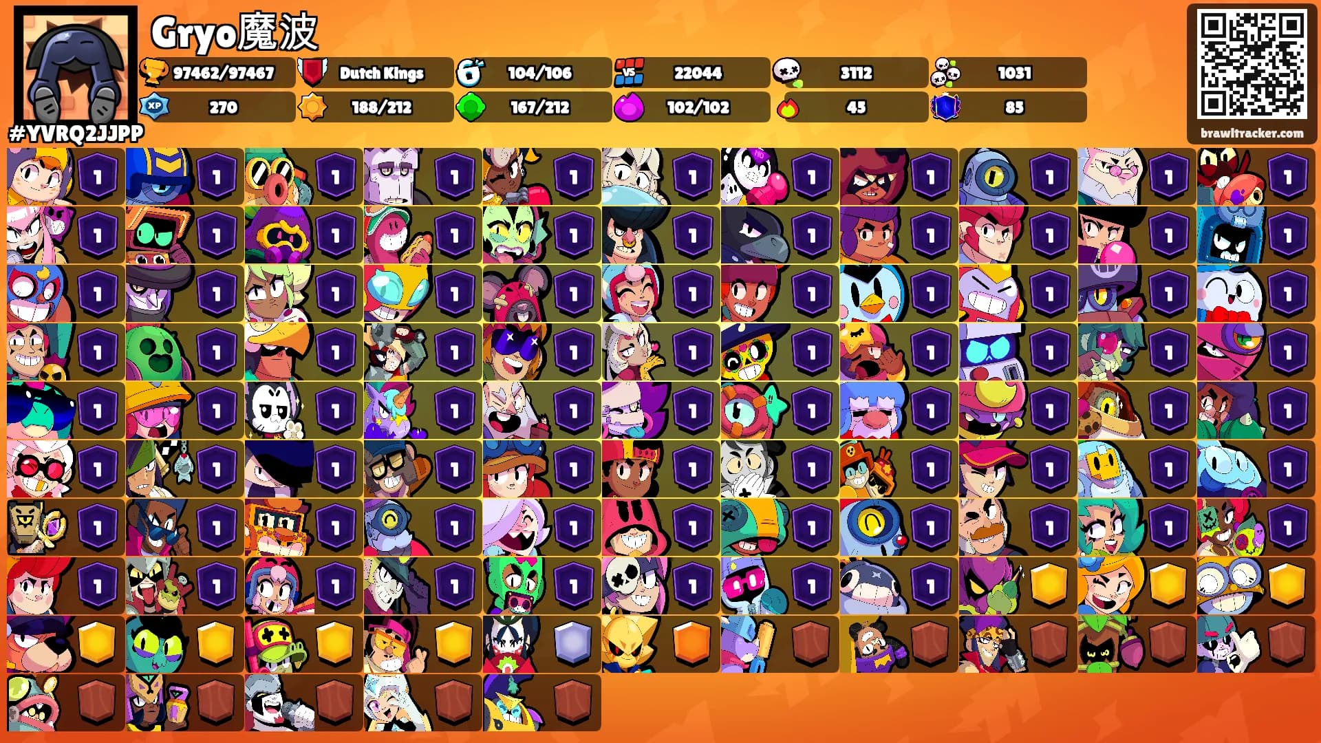 Gryo魔波's Ranks