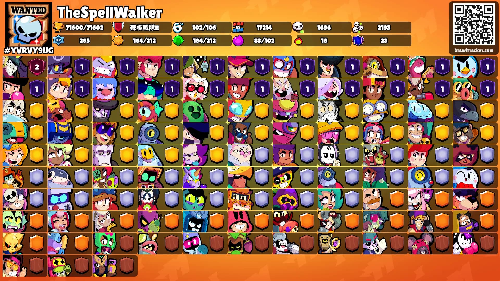 TheSpellWalker's Ranks