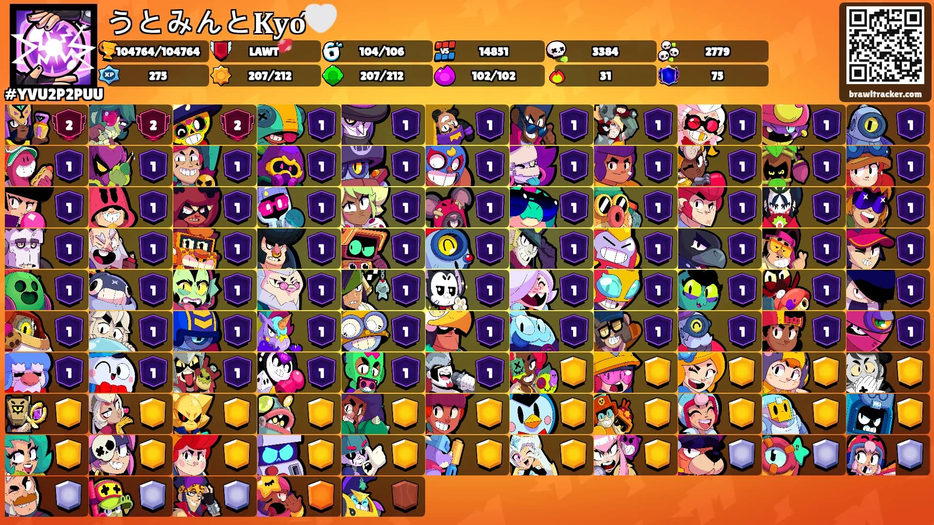 うとみんと𝐊𝐲𝐨́🤍's Ranks