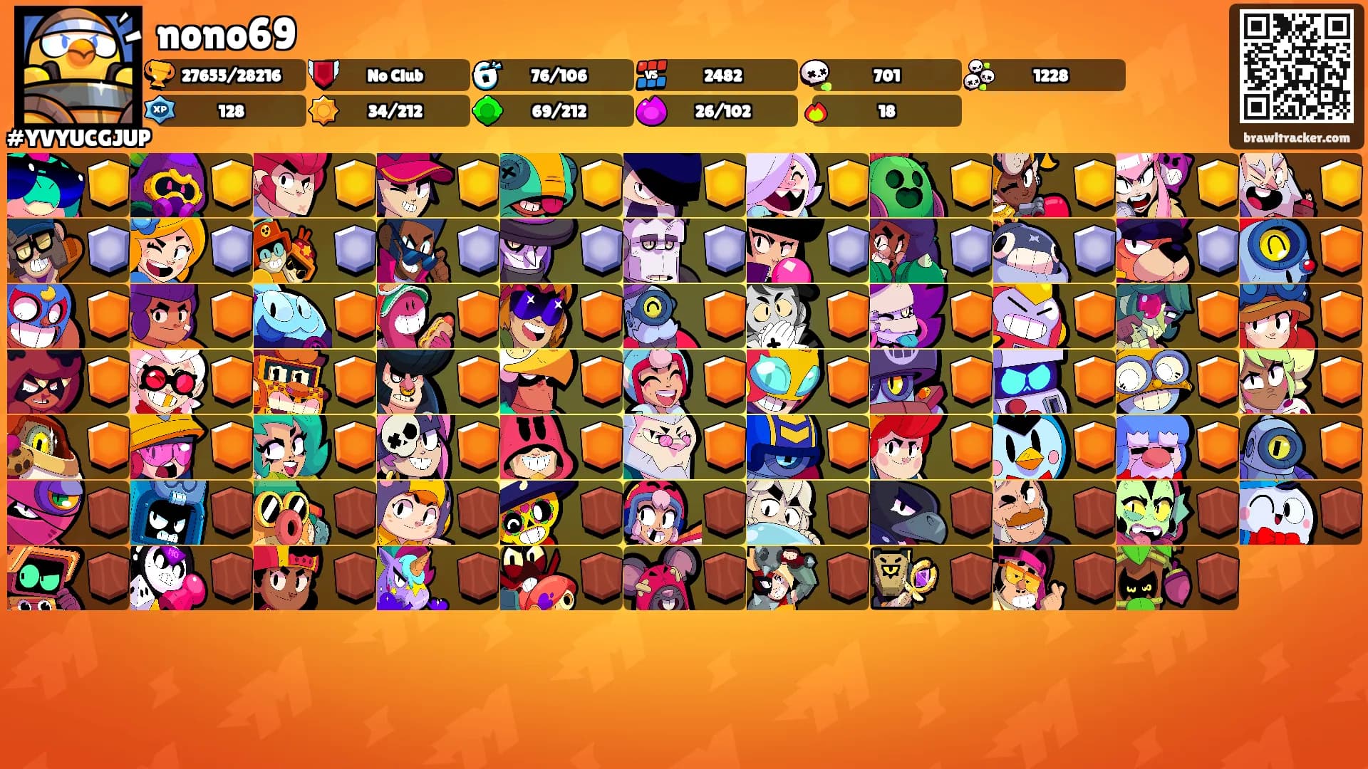 nono69's Ranks