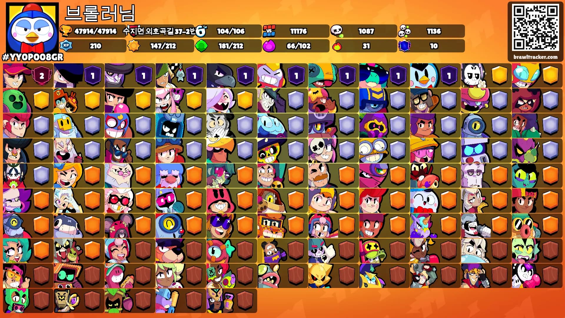 브롤러님's Ranks