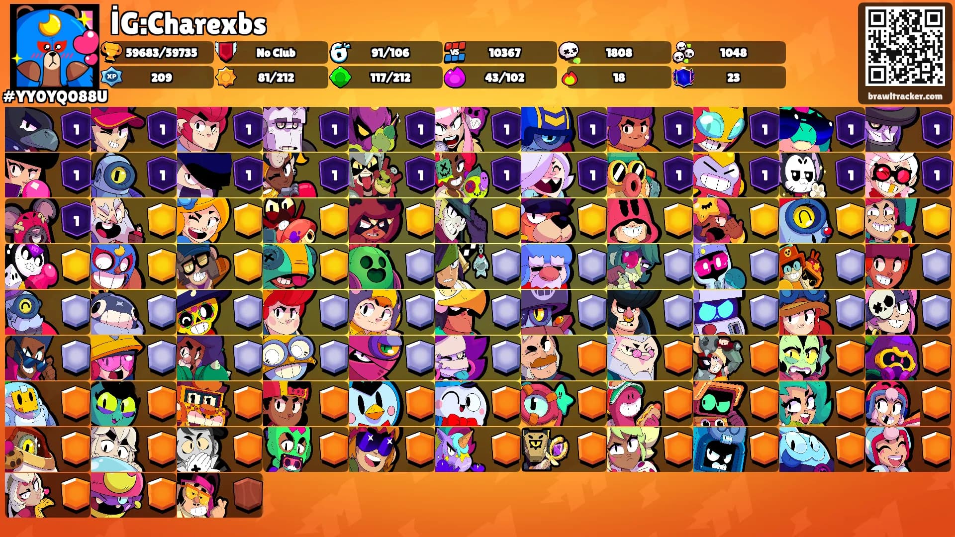 İG:Charexbs's Ranks
