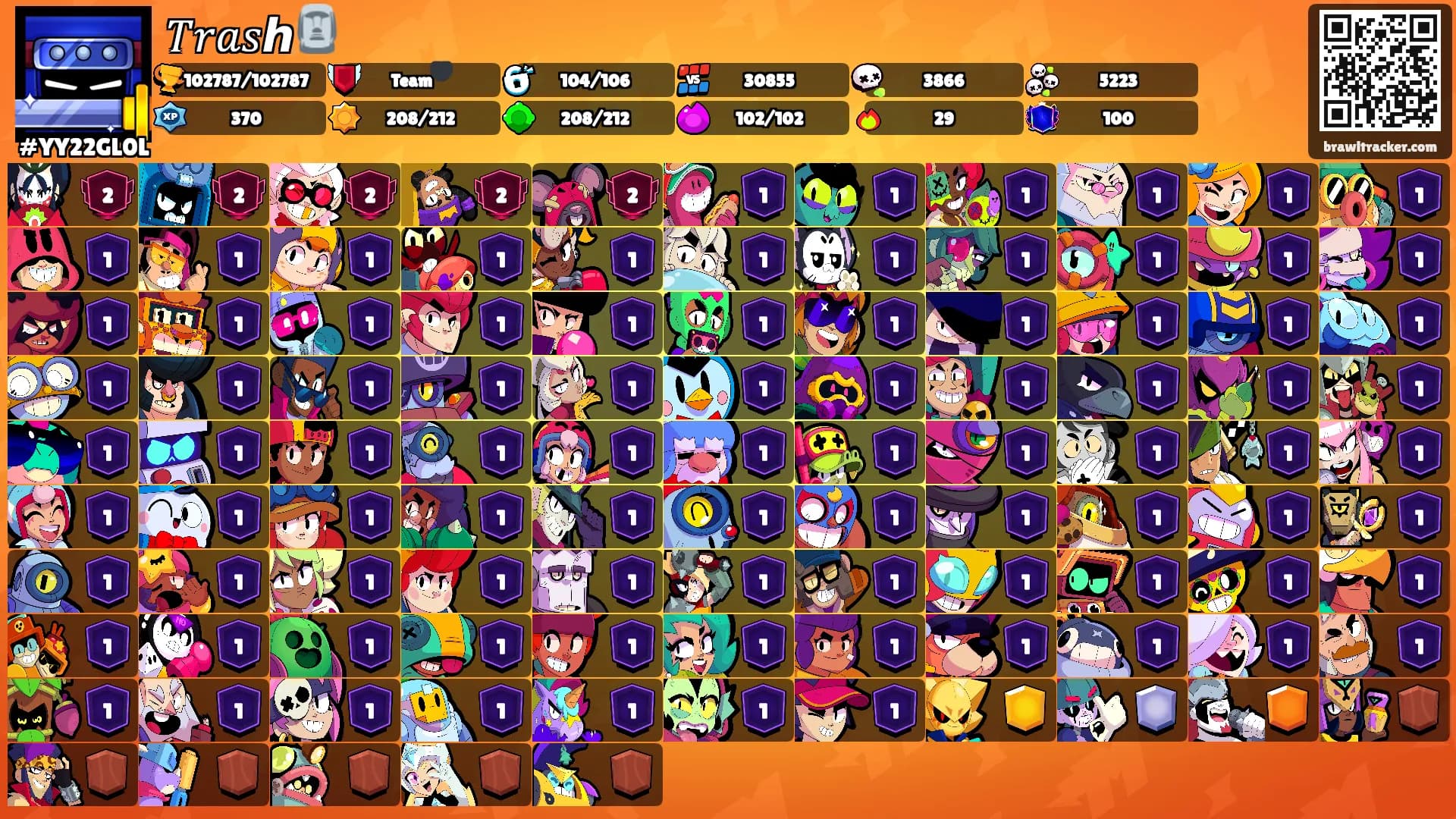 𝑇𝑟𝑎𝑠ℎ🗿's Ranks