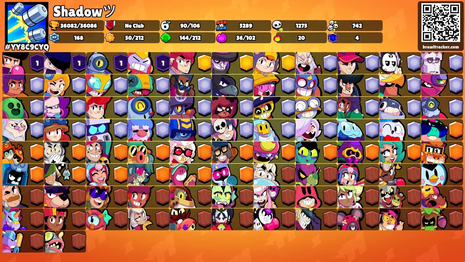 Shadowツ's Ranks