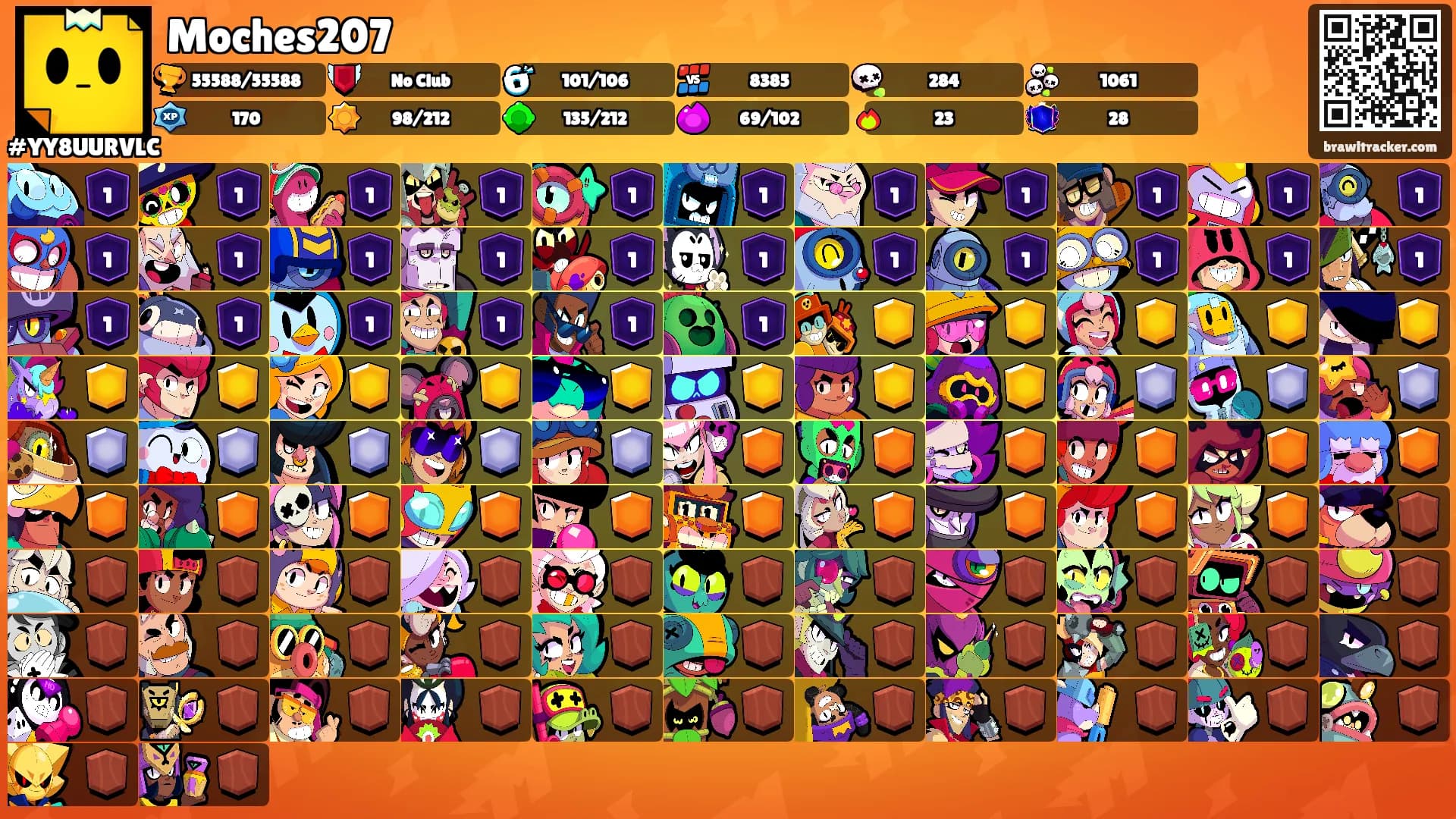 Moches207's Ranks