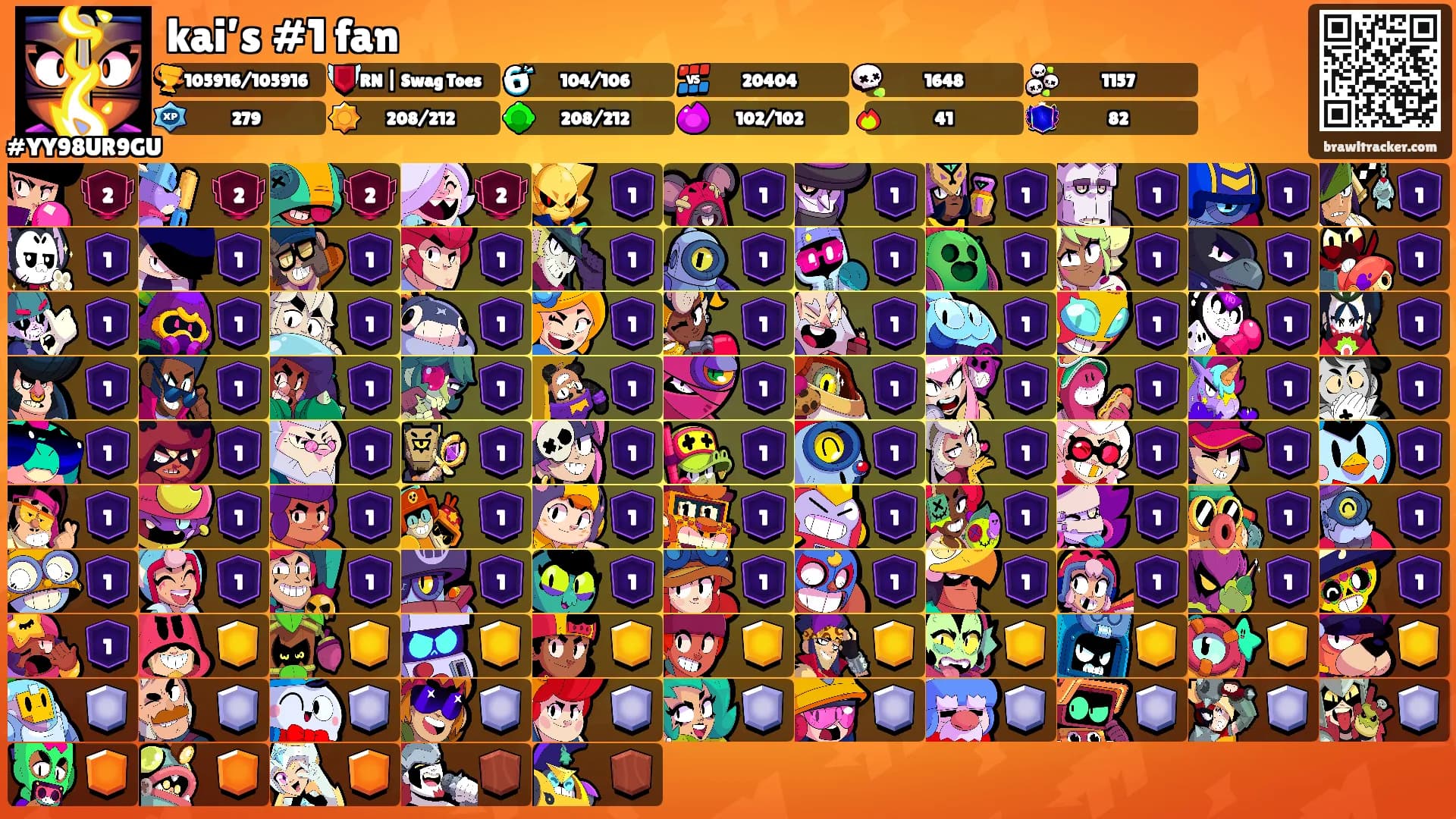 kai’s #1 fan's Ranks