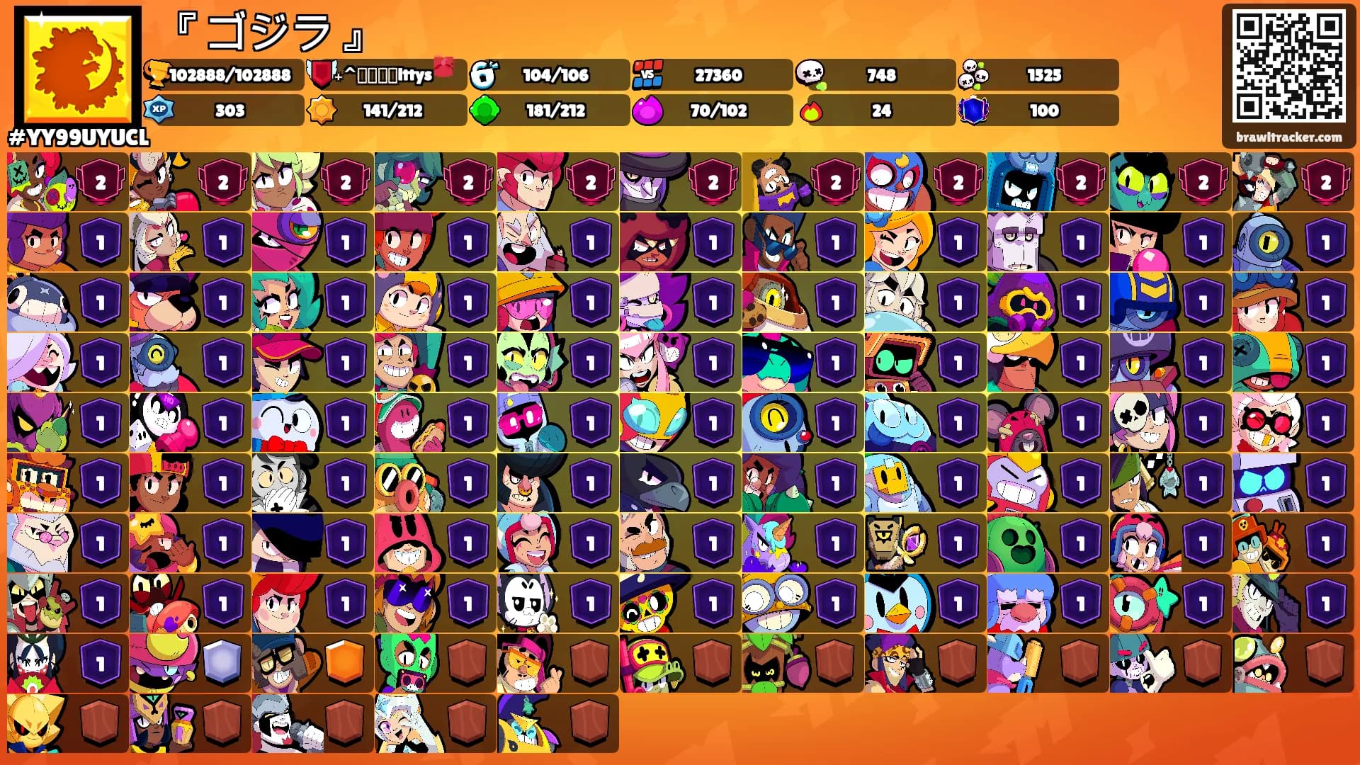 『 ゴジラ 』's Ranks