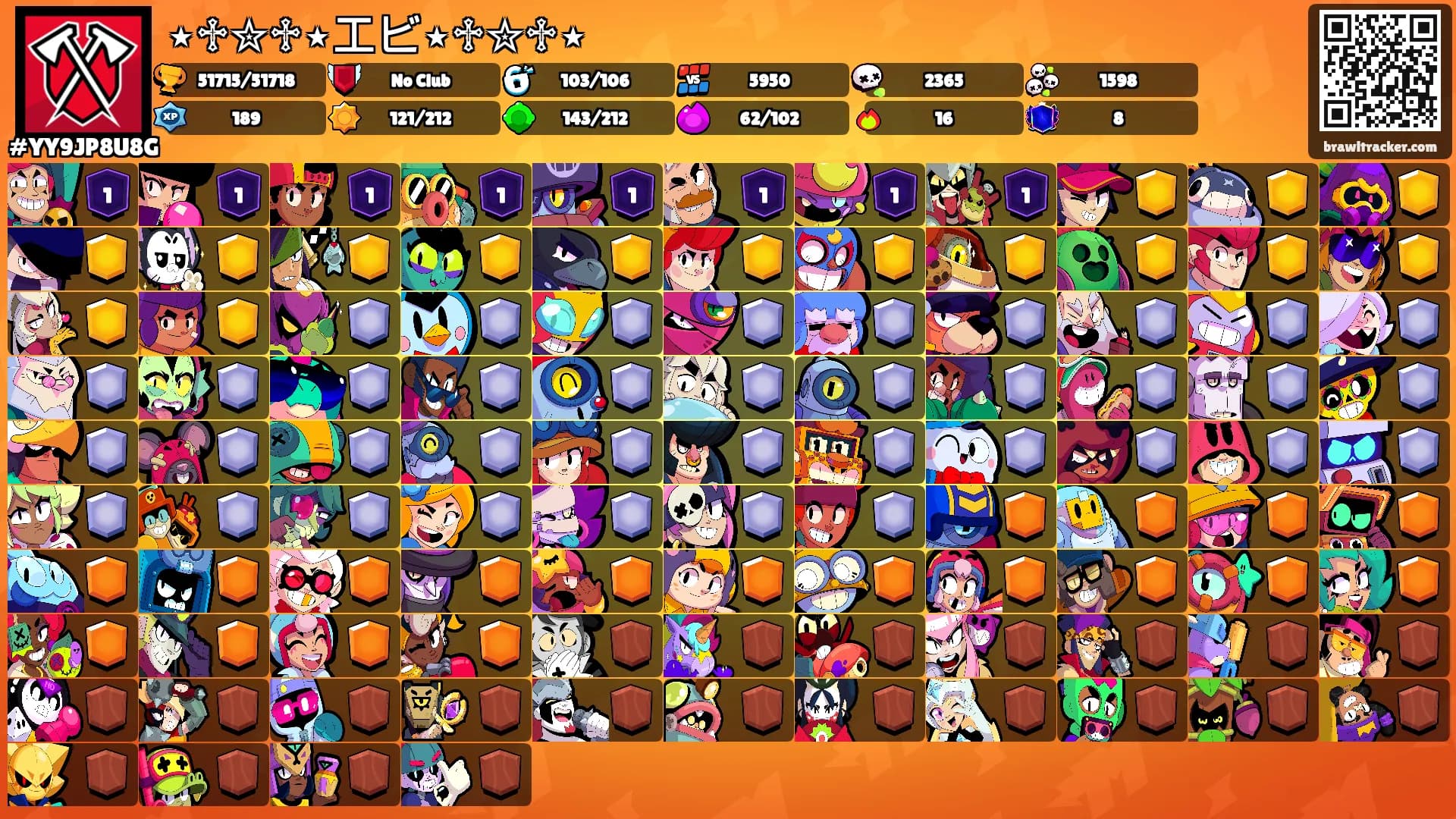 ⋆♱✮♱⋆エビ⋆♱✮♱⋆'s Ranks