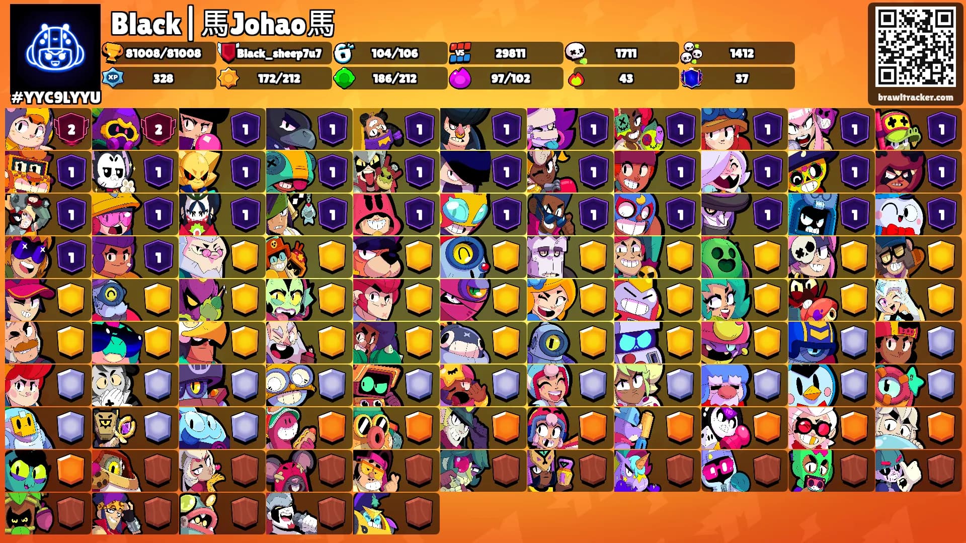Black|馬Johao馬's Ranks