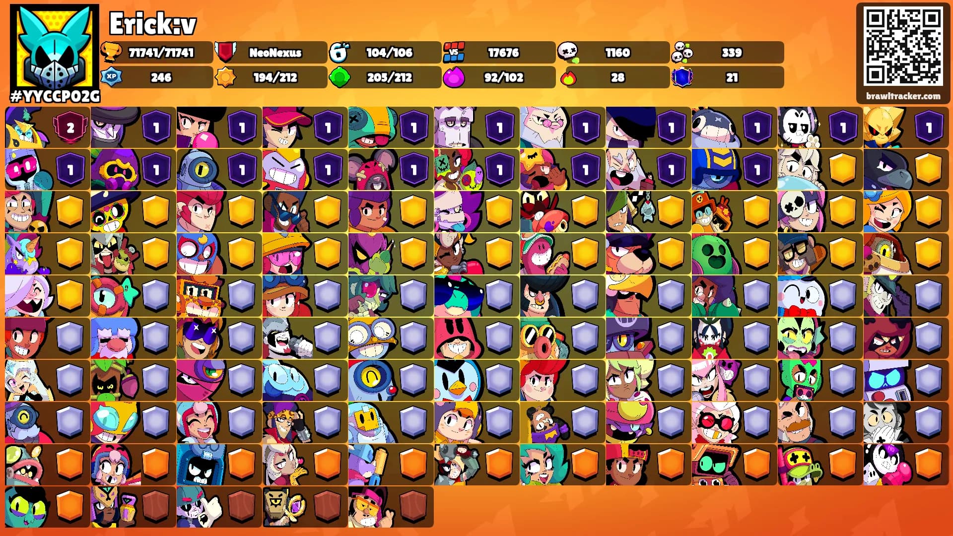 Erick:v's Ranks