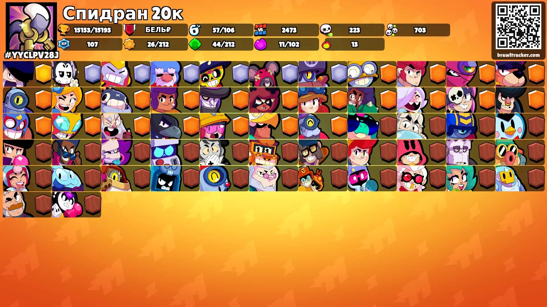 Спидран 20к's Ranks
